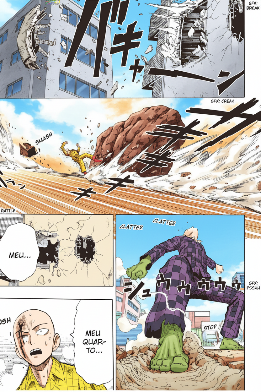 One Punch-Man (Fan Colored) Malígnos Habitantes do Subterrâneo 第6页