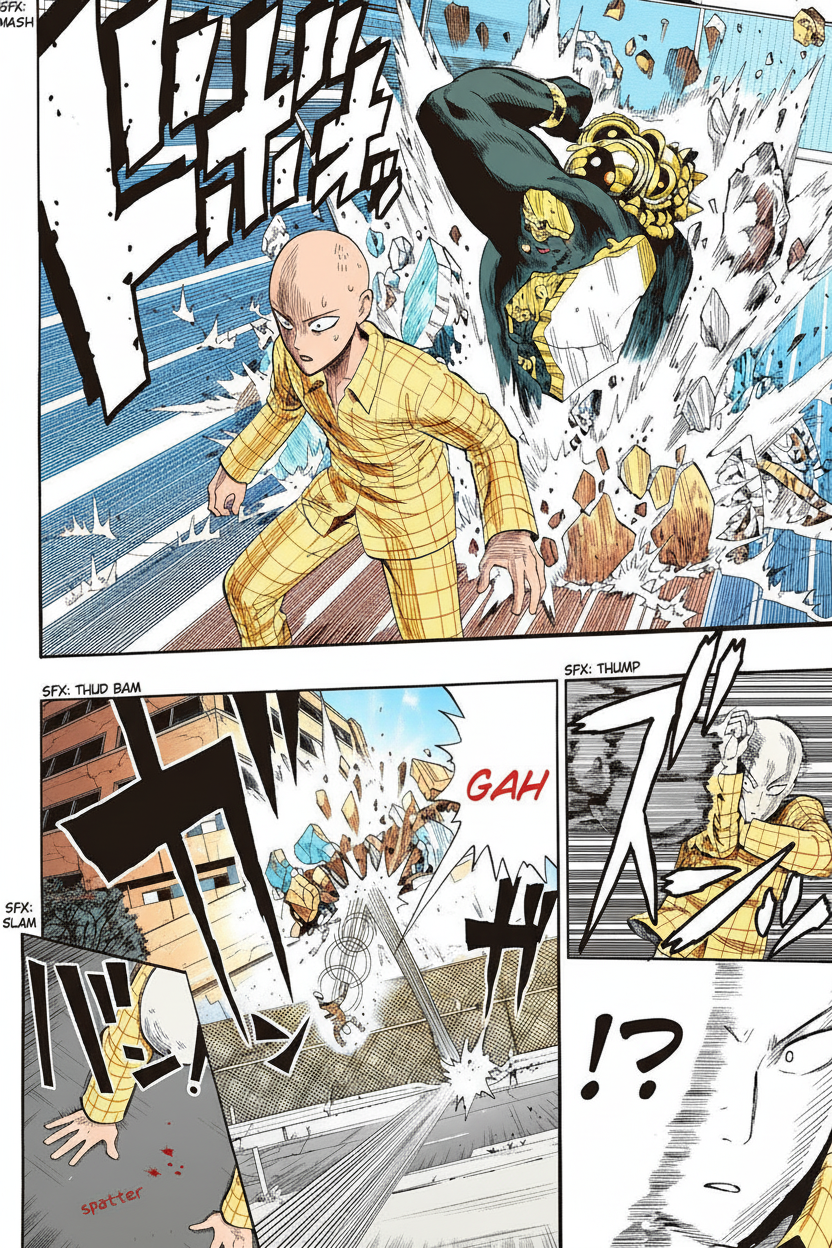 One Punch-Man (Fan Colored) Malígnos Habitantes do Subterrâneo 第7页