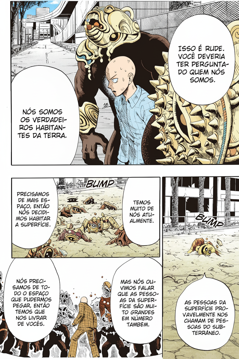 One Punch-Man (Fan Colored) Malígnos Habitantes do Subterrâneo 第9页