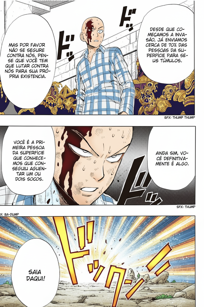 One Punch-Man (Fan Colored) Malígnos Habitantes do Subterrâneo 第10页