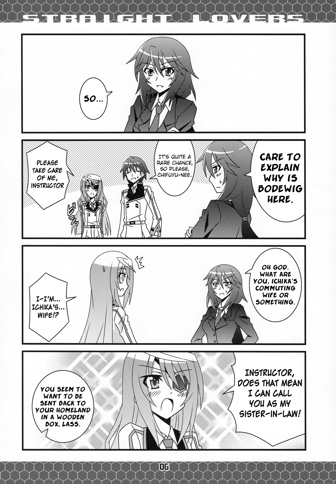 Infinite Stratos - Straight Lovers (Doujinshi) 第5页