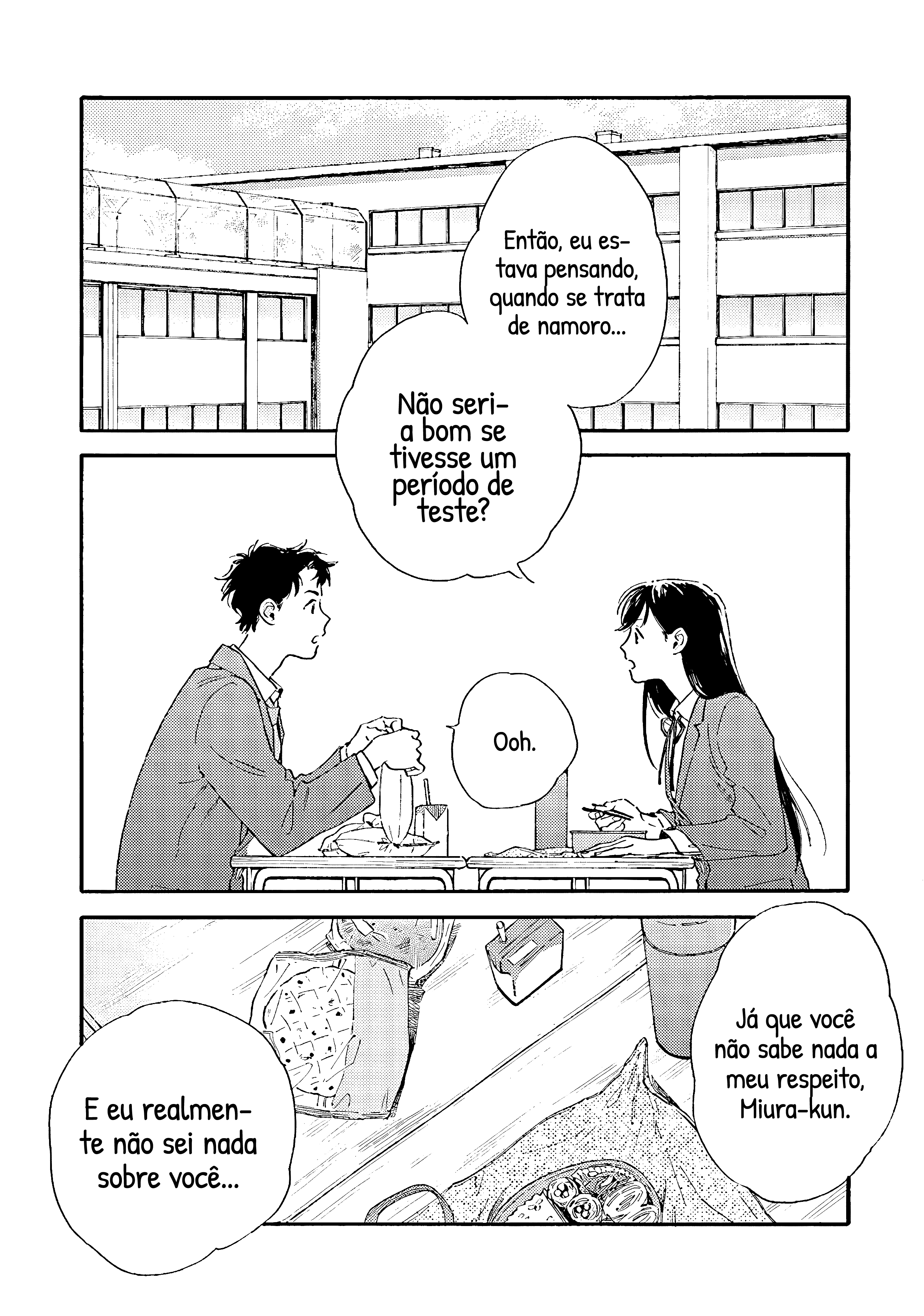 Kanojo to Kare no Kankei ~Heibon na Hayakawa-san to Heibon na Miura-kun no Hibon na Kankei~ Período de Teste 第3页