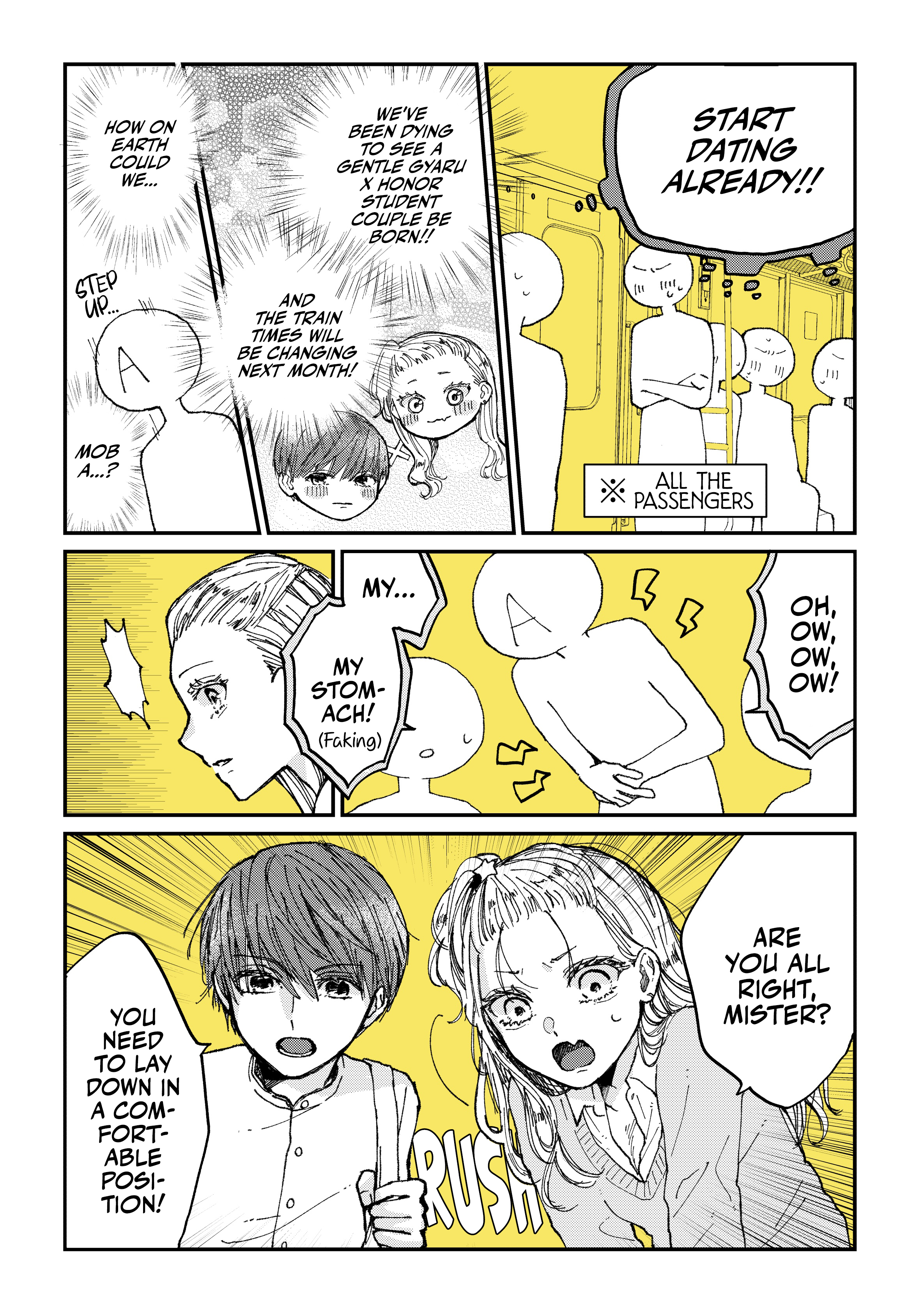 Kanna's Anthology The Story About How a Background Character Does Its Best to Make the Mutually Unrequited Love of a Gentle Gyaru x Honor Student Happen 第3页