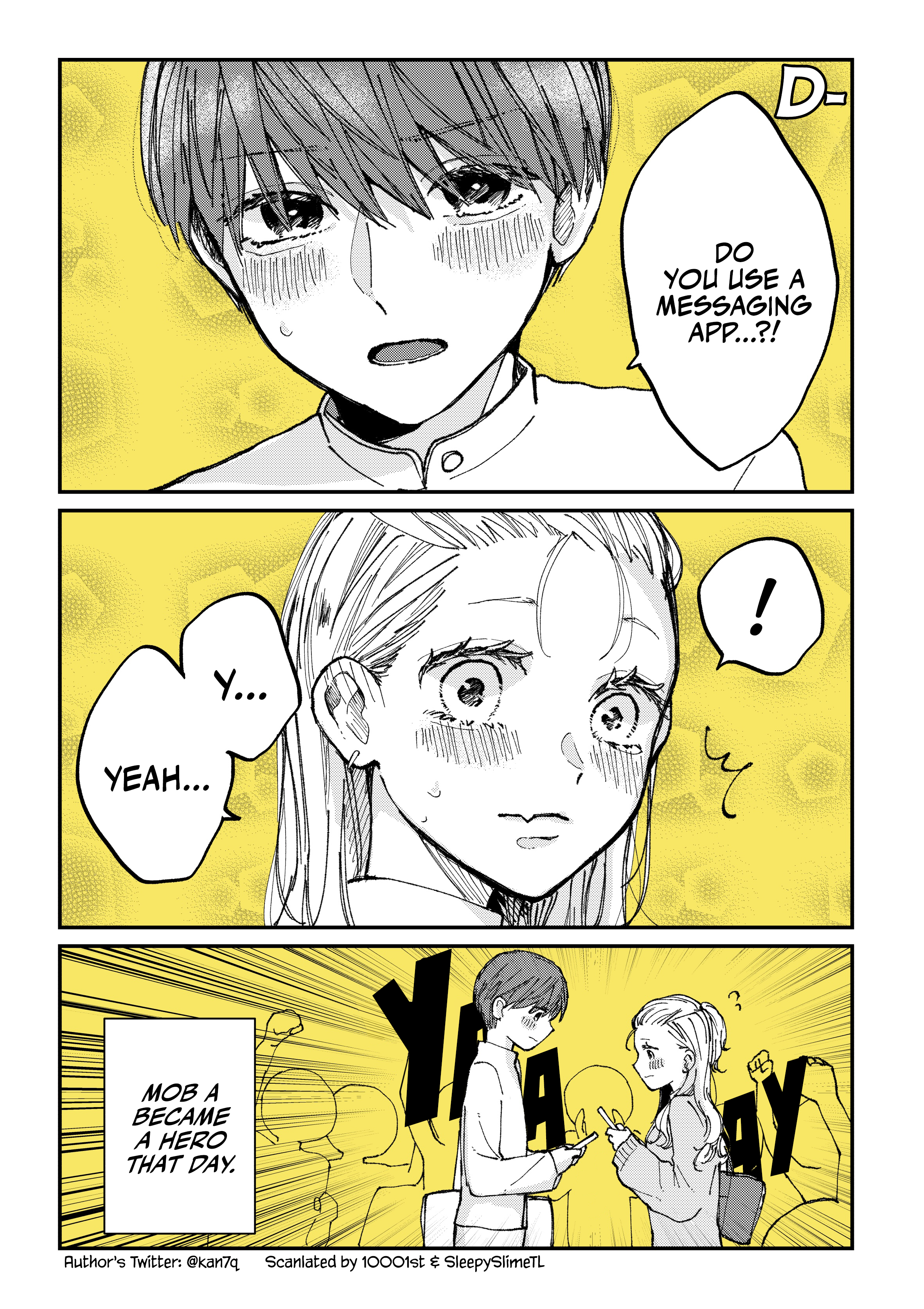 Kanna's Anthology The Story About How a Background Character Does Its Best to Make the Mutually Unrequited Love of a Gentle Gyaru x Honor Student Happen 第5页