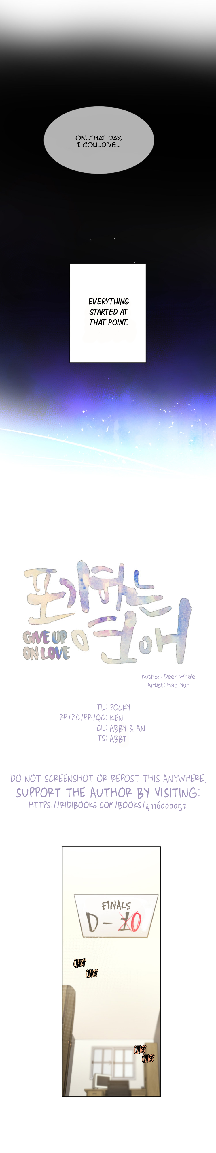 Give Up on Love 第3页