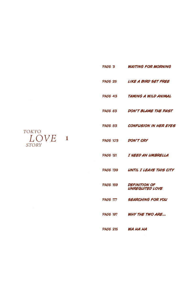 Tokyo Love Story 第4页