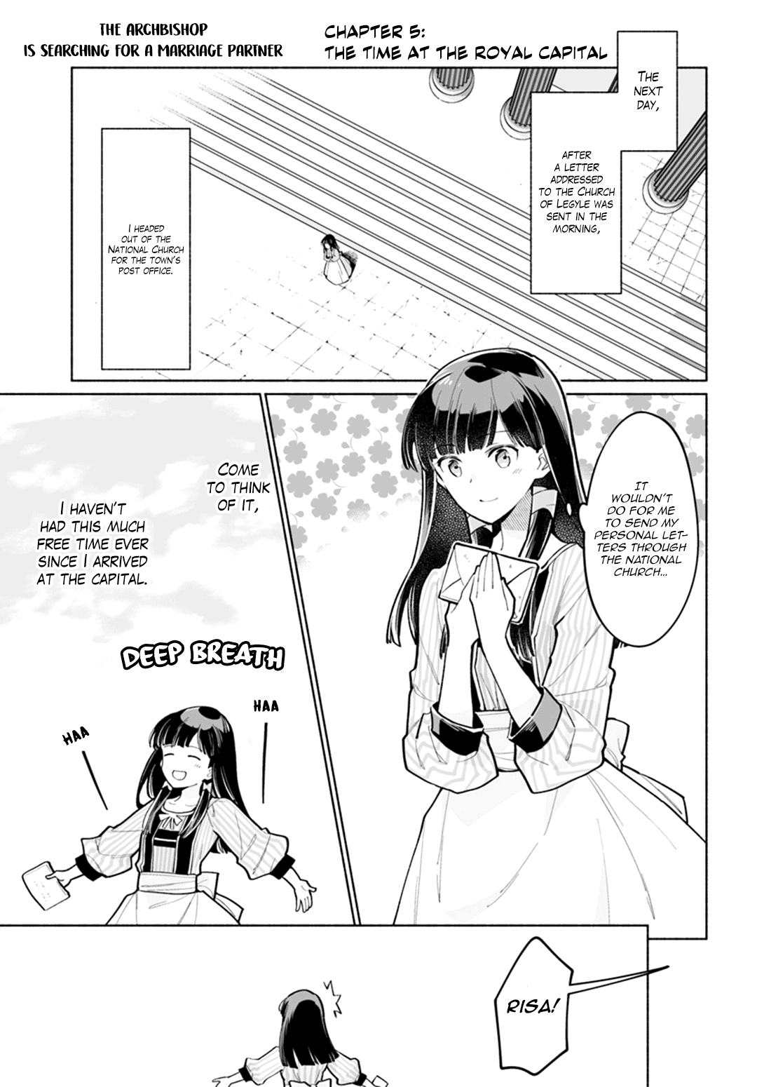 The Archbishop Is Searching for a Marriage Partner The Time at the Royal Capital 第2页