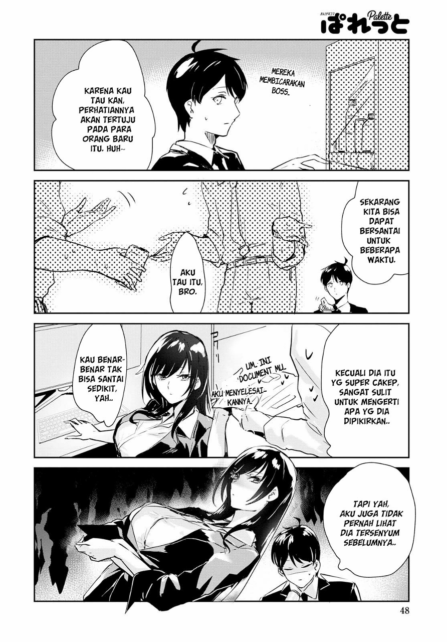 Shishidou-san ni Shikararetai. Kehidupan berkerja dimulai hari ini, menjalaninya membuatku berdebar-debar. 第9页