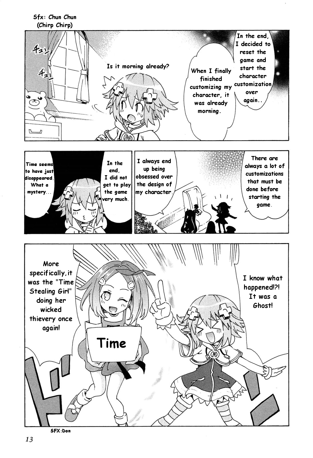 Hyperdimension Neptunia: The Animation - Comic Anthology - Dengeki Comics Mysterious Youkai! The Time Stealing Girl 第3页