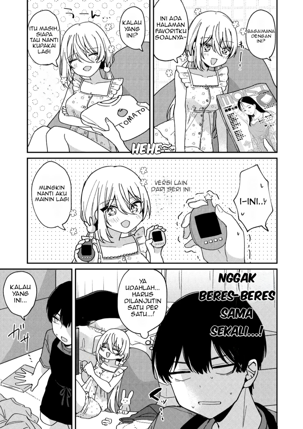 Momogusa-san ga Monogusa Sugiru!! Aku menemukan manga mesum di kamar berantakan gadis cantik 第4页