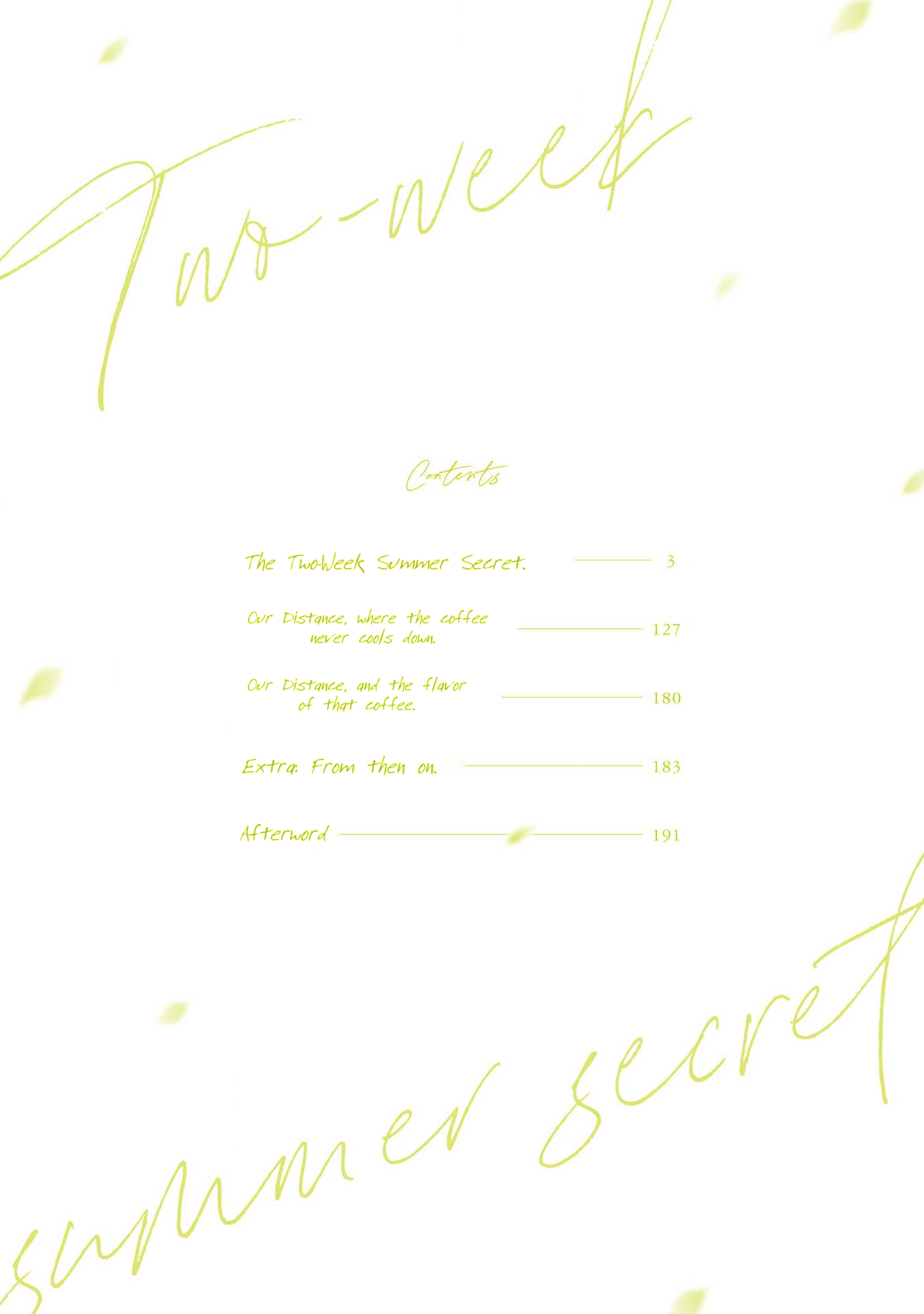 2-Week Summer Secret 第4页