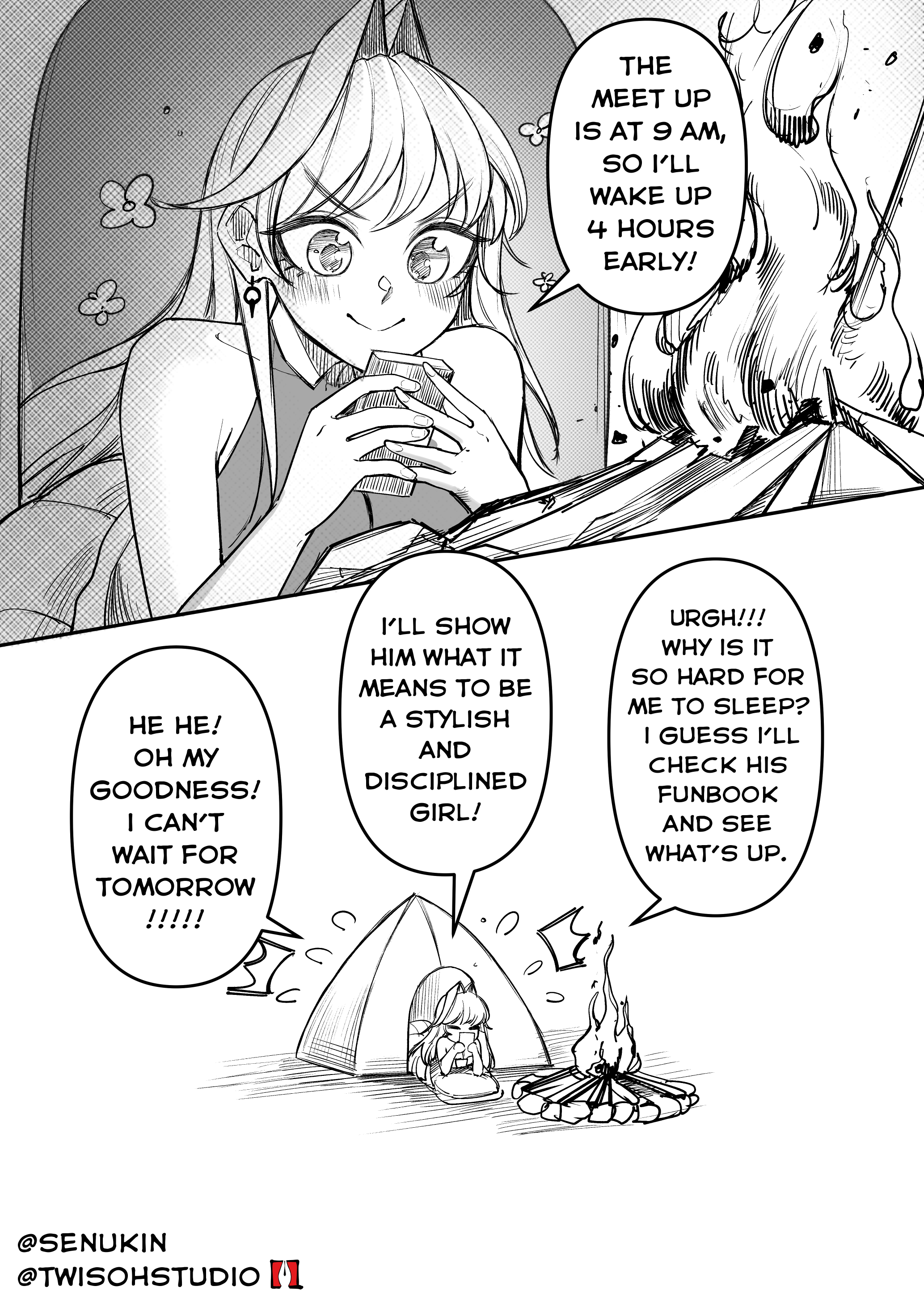 Self-destruction Girl The night before the date 第3页