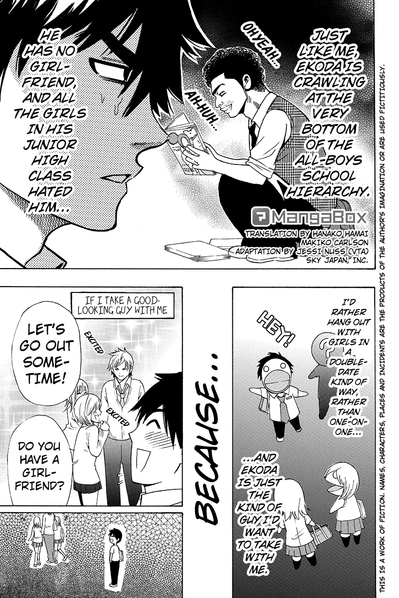 Yugawara-kun wa Ooyamada Danshi Koukou de Moteru Houhou o Kangaeteita ga Vol. 1 Ch. 5 第1页