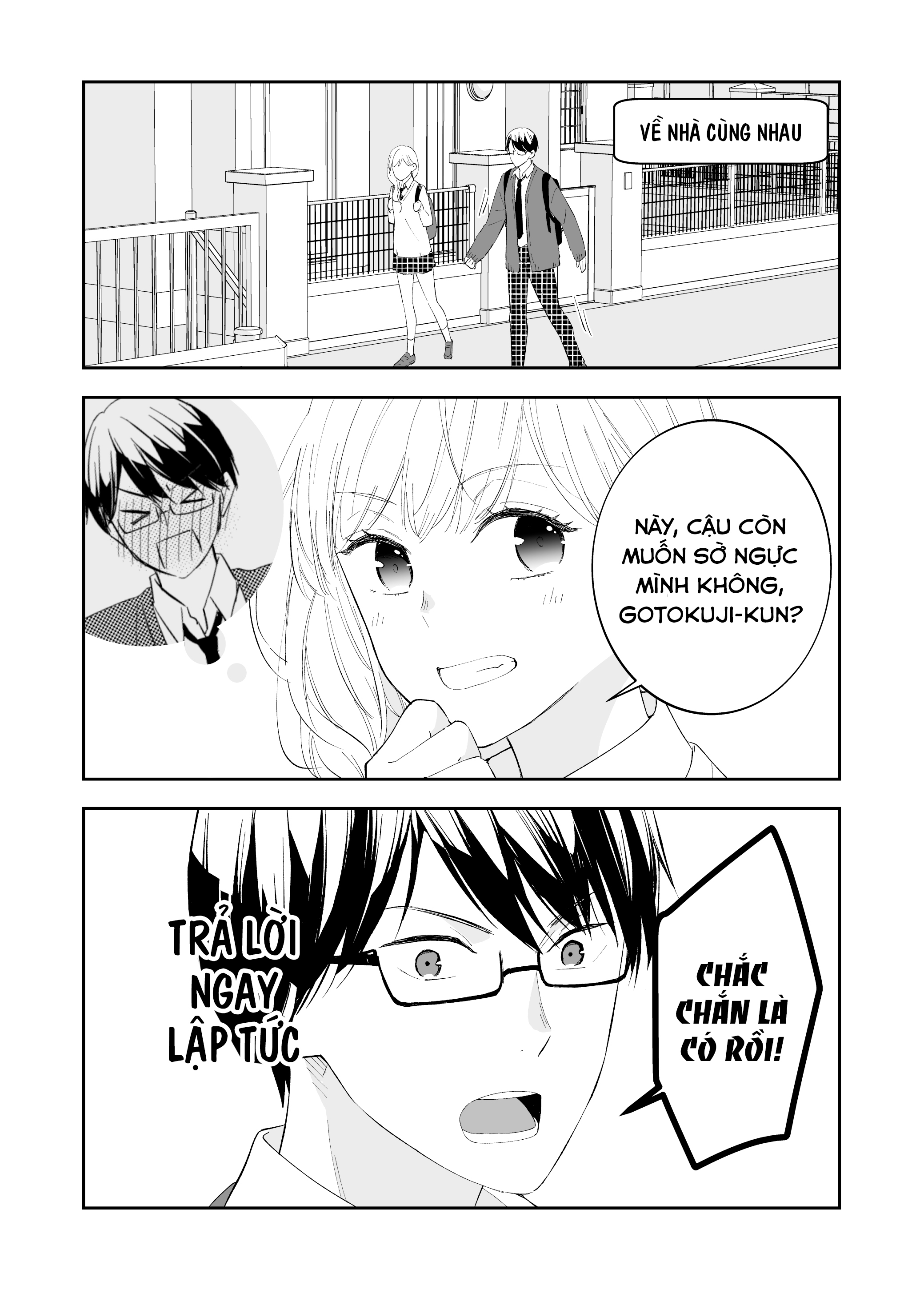 The World Will Be Destroyed Tomorrow, so I Want to Rub Your Boobs Ch. 5 第1页