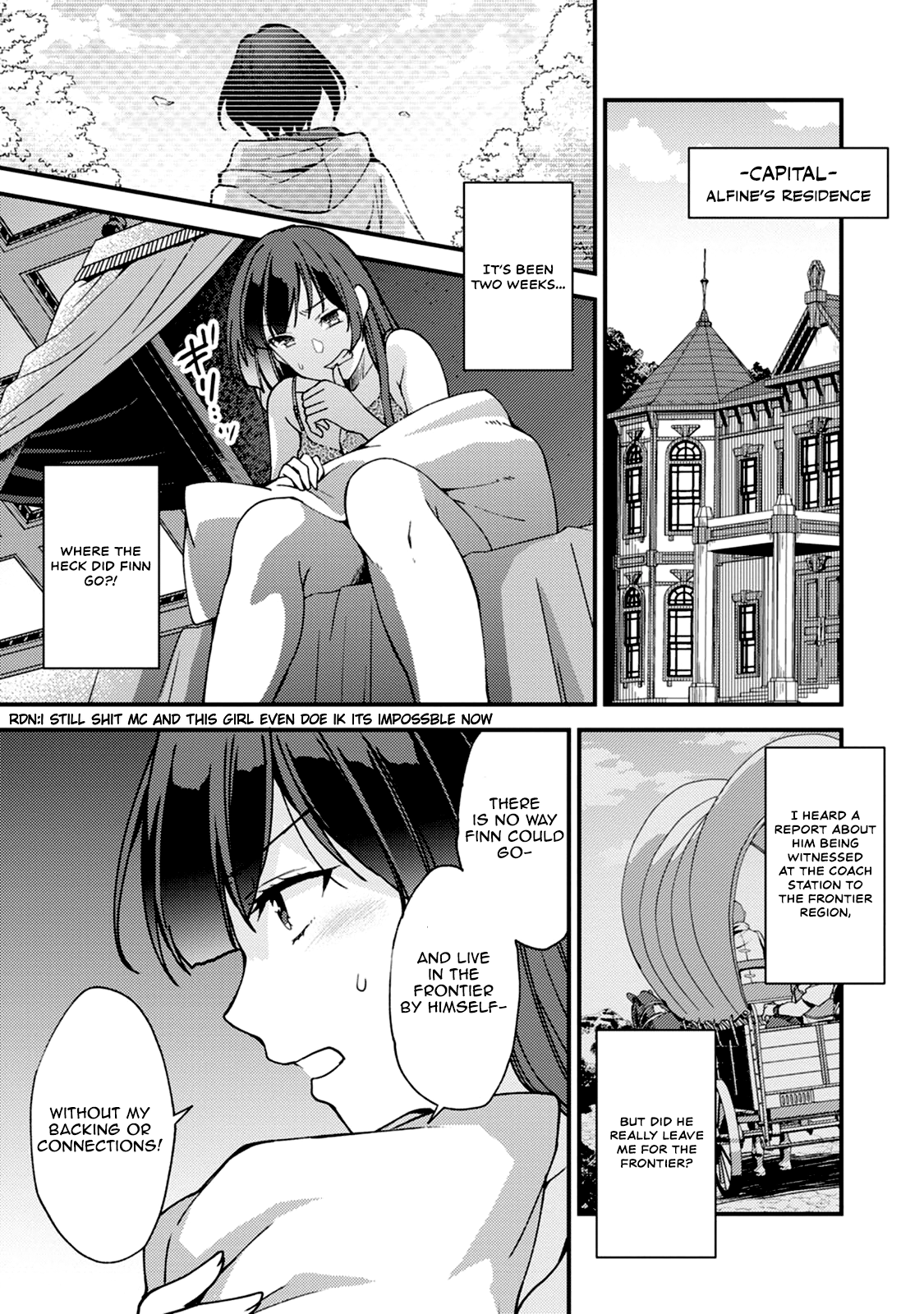 Kensei no Osananajimi ga Power Hara de Ore ni Tsuraku Ataru node, Zetsuen Shite Henkyou de Makenshi to shite Denaosu Koto ni shita. Vol. 1 Ch. 5 第14页