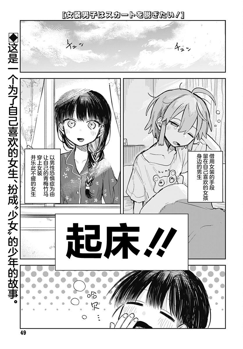 Josou Danshi wa Skirt wo Nugitai! 她与我的肢体接触 第1页