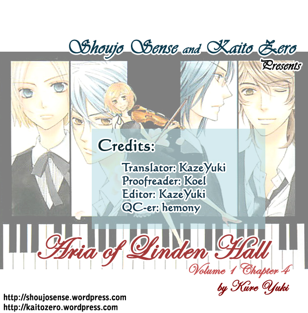 Linden Hall no Aria Vol. 1 Ch. 4 第1页