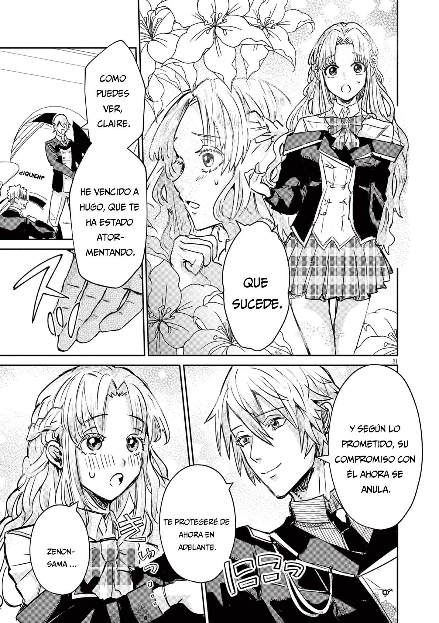 Nichiasa Suki no Otaku ga Akuyaku Seito ni Tenseishita Kekka, Hametsu Flag ga Houkaishiteiku Ken ni Tsuite Cruzando el mundo, he llegado 第21页