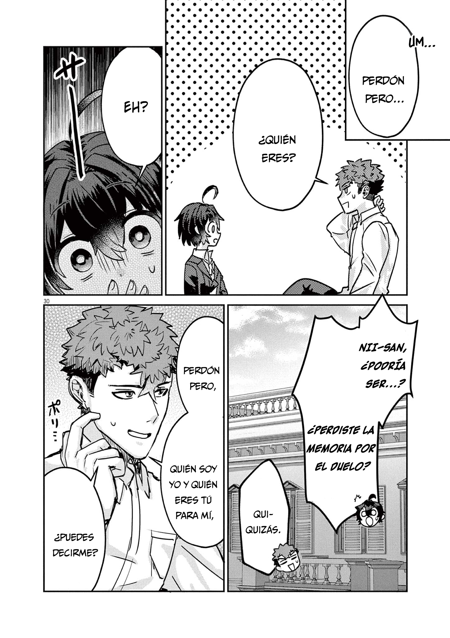 Nichiasa Suki no Otaku ga Akuyaku Seito ni Tenseishita Kekka, Hametsu Flag ga Houkaishiteiku Ken ni Tsuite Cruzando el mundo, he llegado 第30页