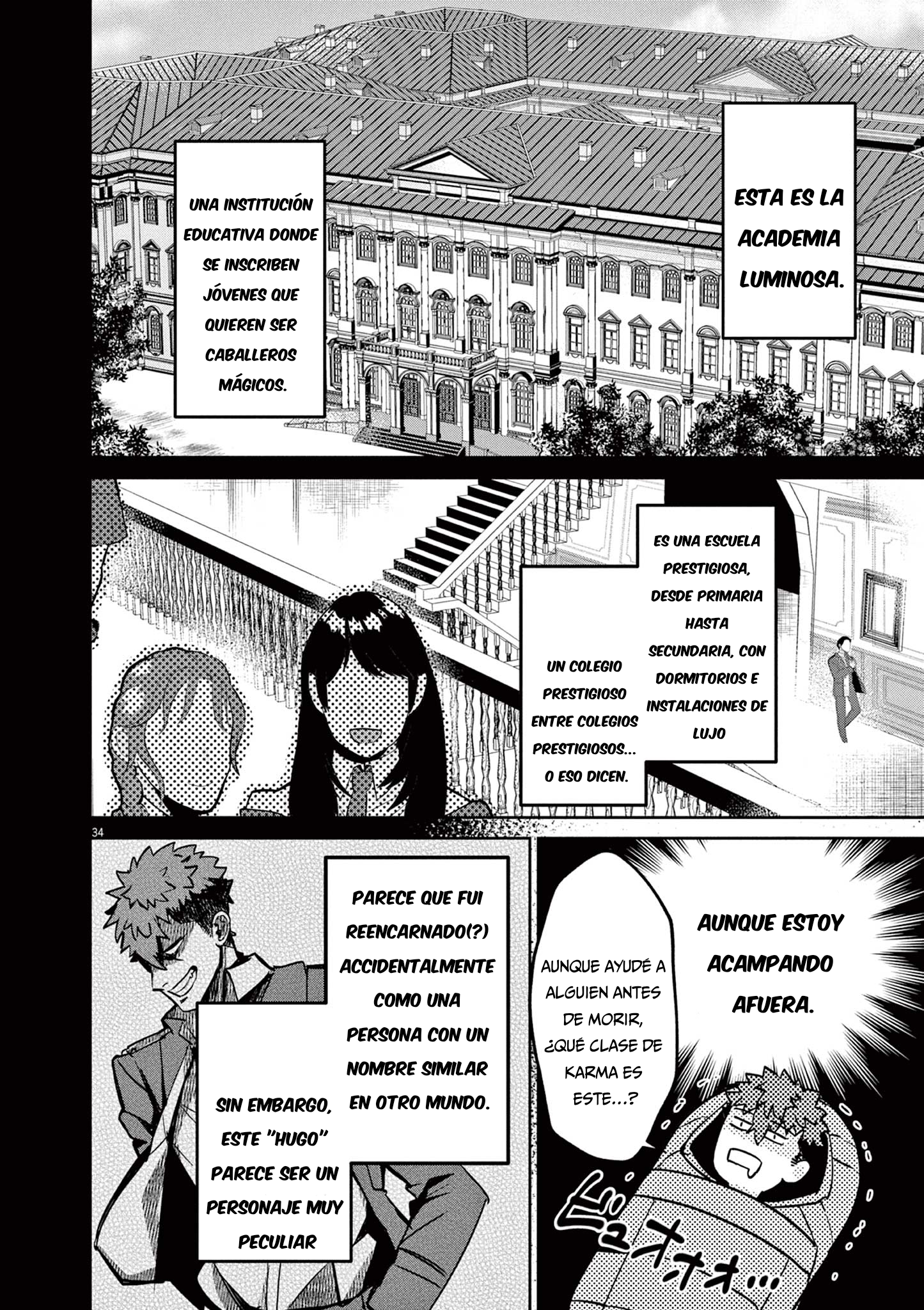Nichiasa Suki no Otaku ga Akuyaku Seito ni Tenseishita Kekka, Hametsu Flag ga Houkaishiteiku Ken ni Tsuite Cruzando el mundo, he llegado 第34页