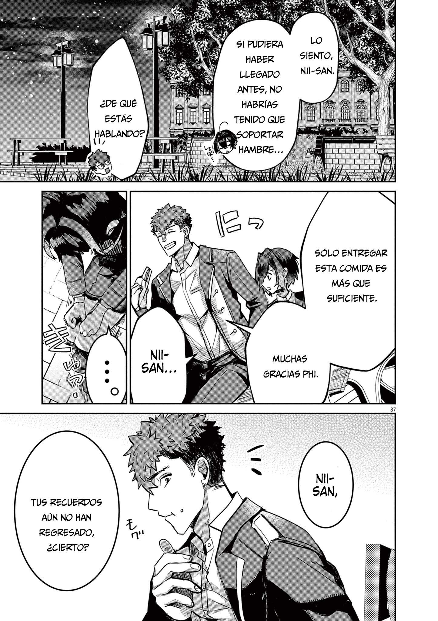 Nichiasa Suki no Otaku ga Akuyaku Seito ni Tenseishita Kekka, Hametsu Flag ga Houkaishiteiku Ken ni Tsuite Cruzando el mundo, he llegado 第37页
