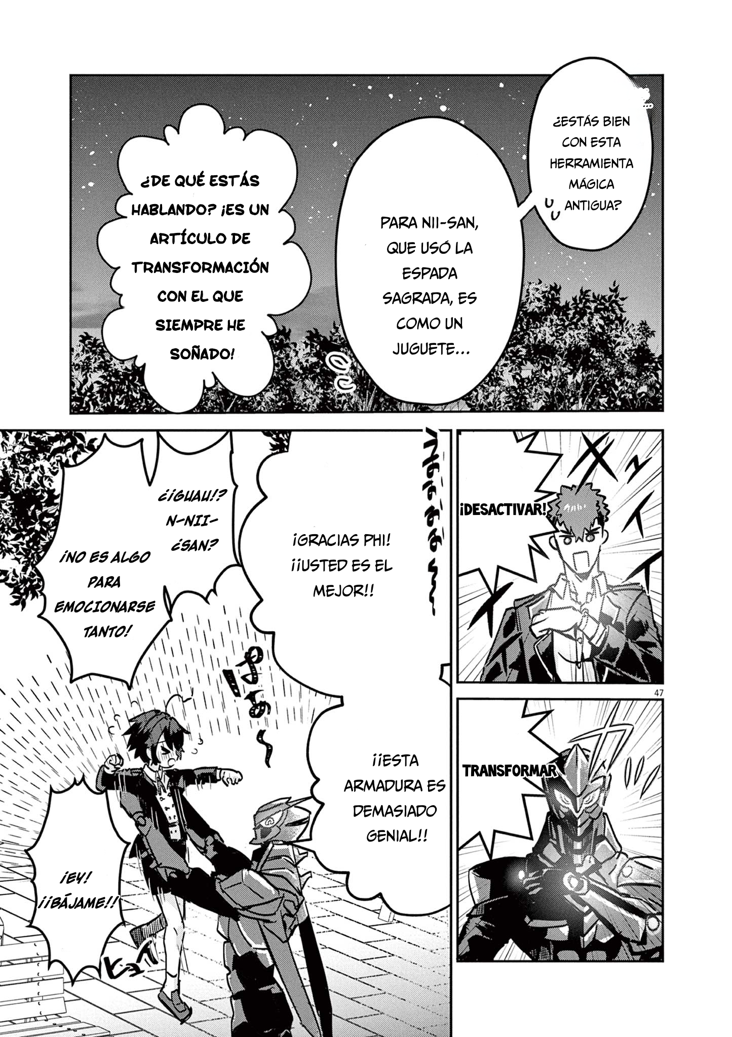 Nichiasa Suki no Otaku ga Akuyaku Seito ni Tenseishita Kekka, Hametsu Flag ga Houkaishiteiku Ken ni Tsuite Cruzando el mundo, he llegado 第47页