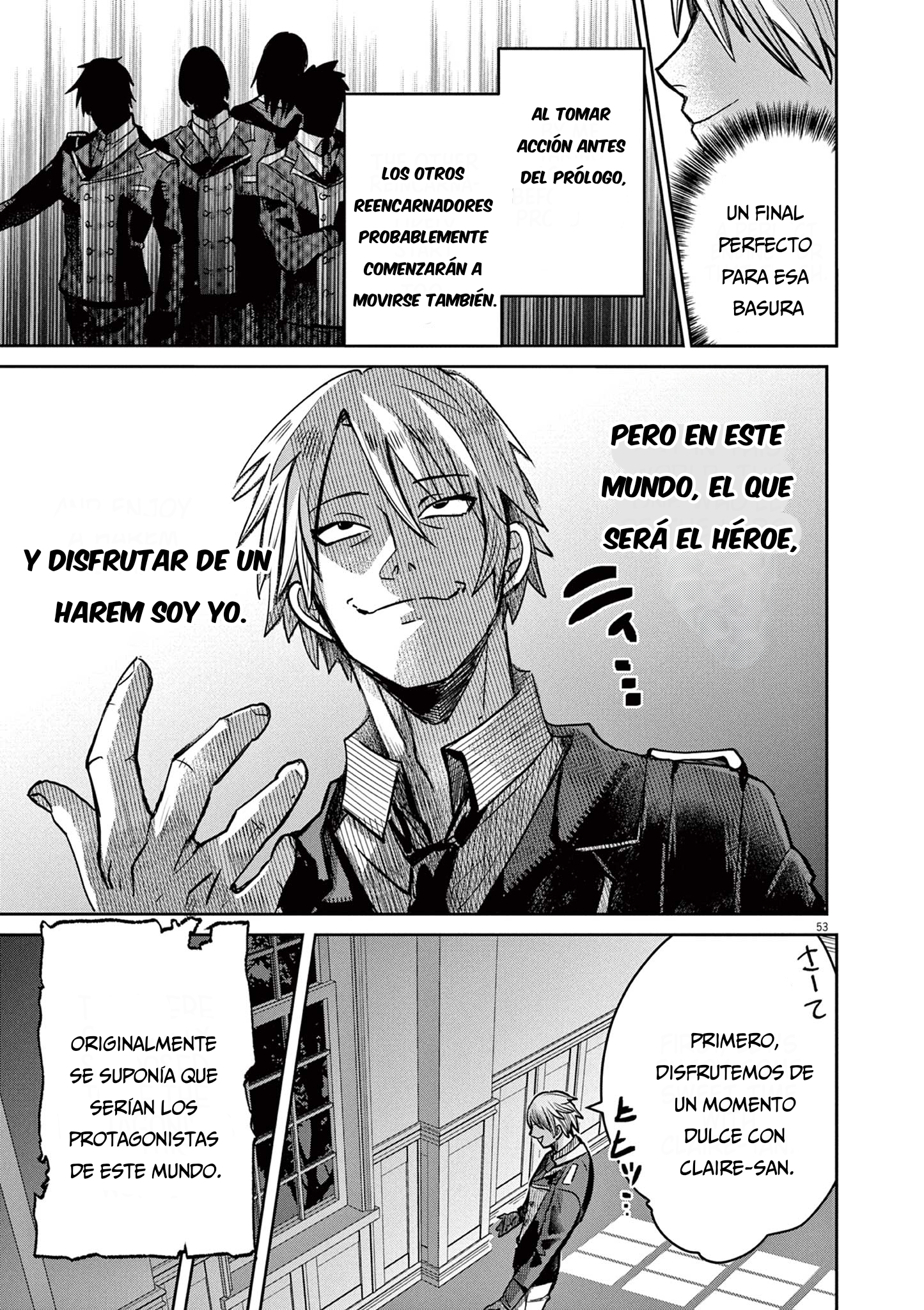 Nichiasa Suki no Otaku ga Akuyaku Seito ni Tenseishita Kekka, Hametsu Flag ga Houkaishiteiku Ken ni Tsuite Cruzando el mundo, he llegado 第53页