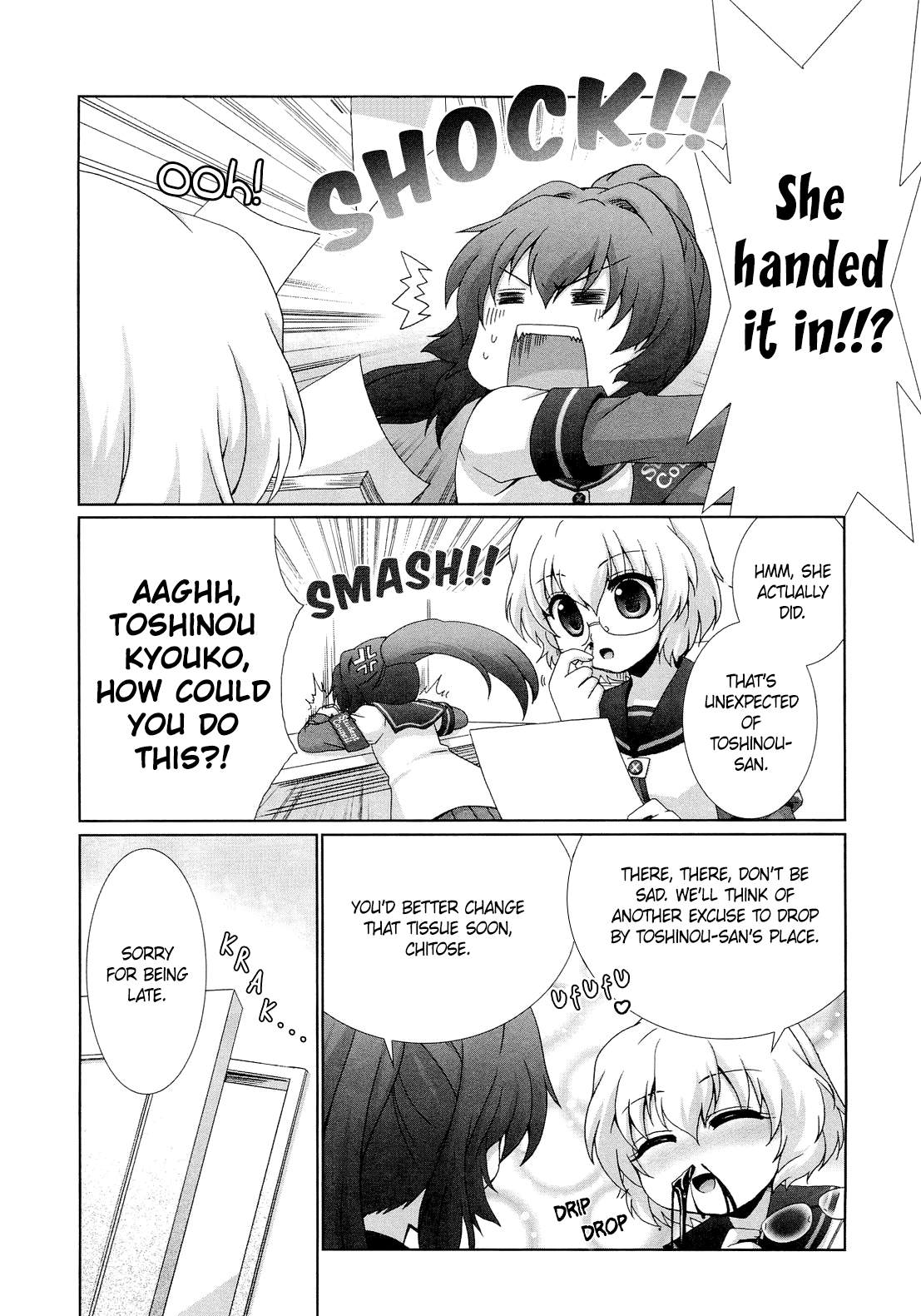 Yuru Yuri Comic Anthology Toshinou Kyouko and Me. Plus Some Nosebleed. 第3页