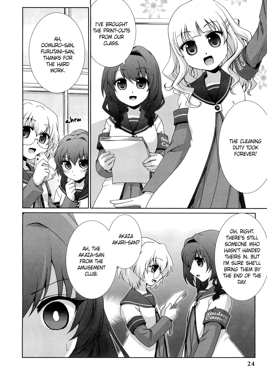 Yuru Yuri Comic Anthology Toshinou Kyouko and Me. Plus Some Nosebleed. 第4页