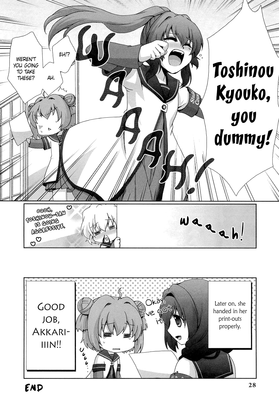 Yuru Yuri Comic Anthology Toshinou Kyouko and Me. Plus Some Nosebleed. 第8页