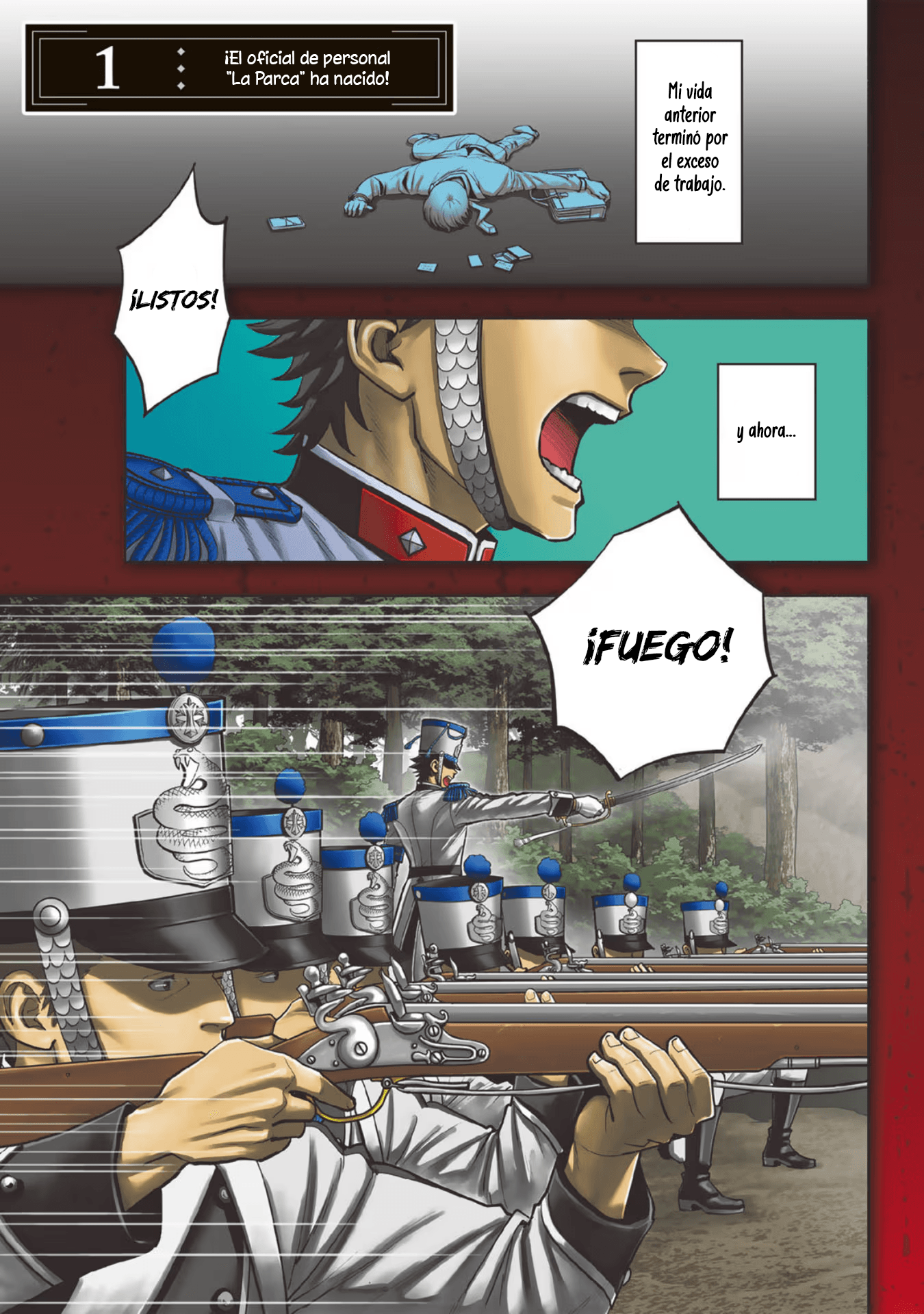 Musket Girls! ~Tensei Sanbou to Senretsu Otome-tachi~ ¡El oficial de personal "La Parca" ha nacido! 第5页