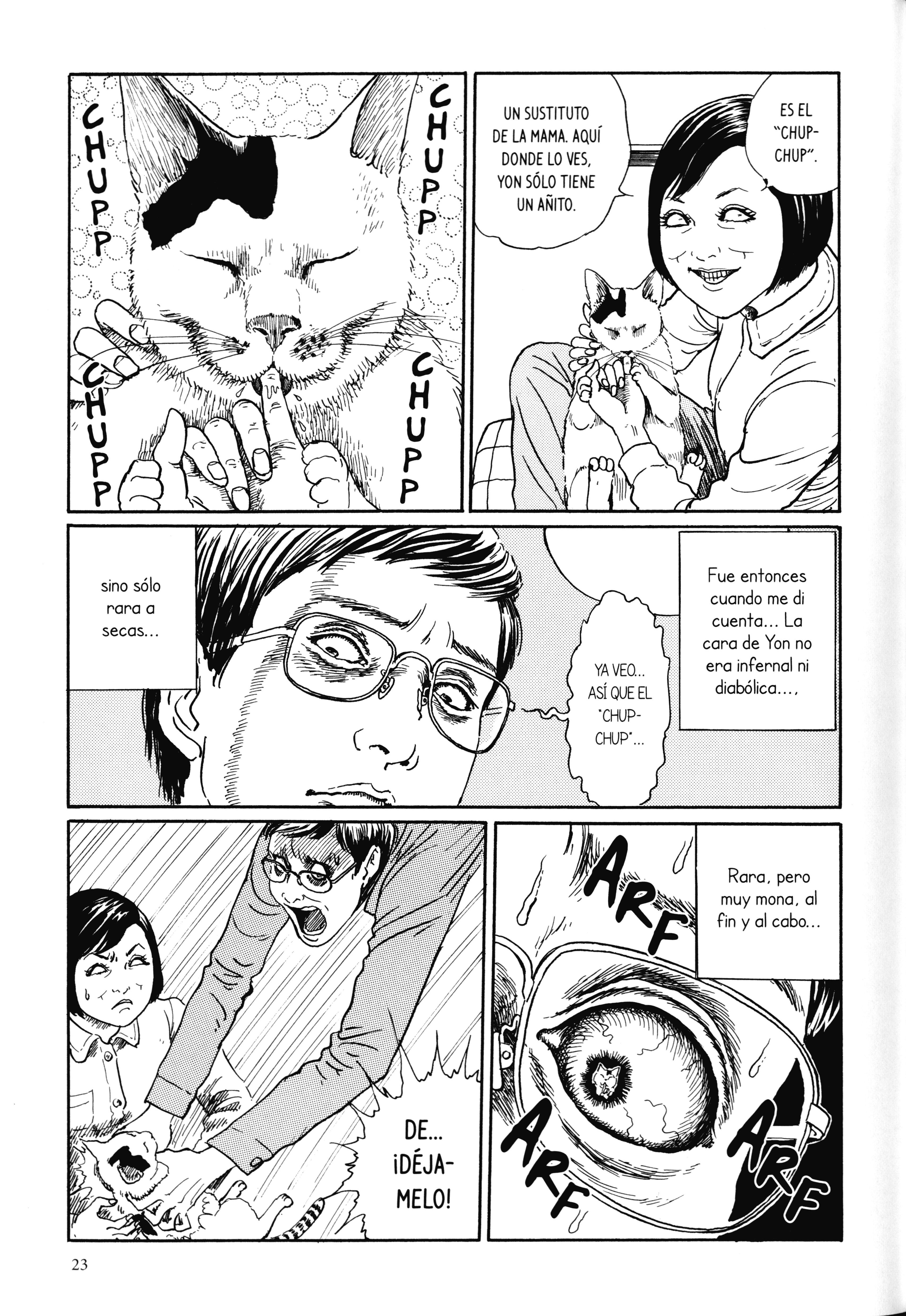Junji Ito's Cat Diary: Yon & Mu Yon irrumpe en nuestro hogas 第9页