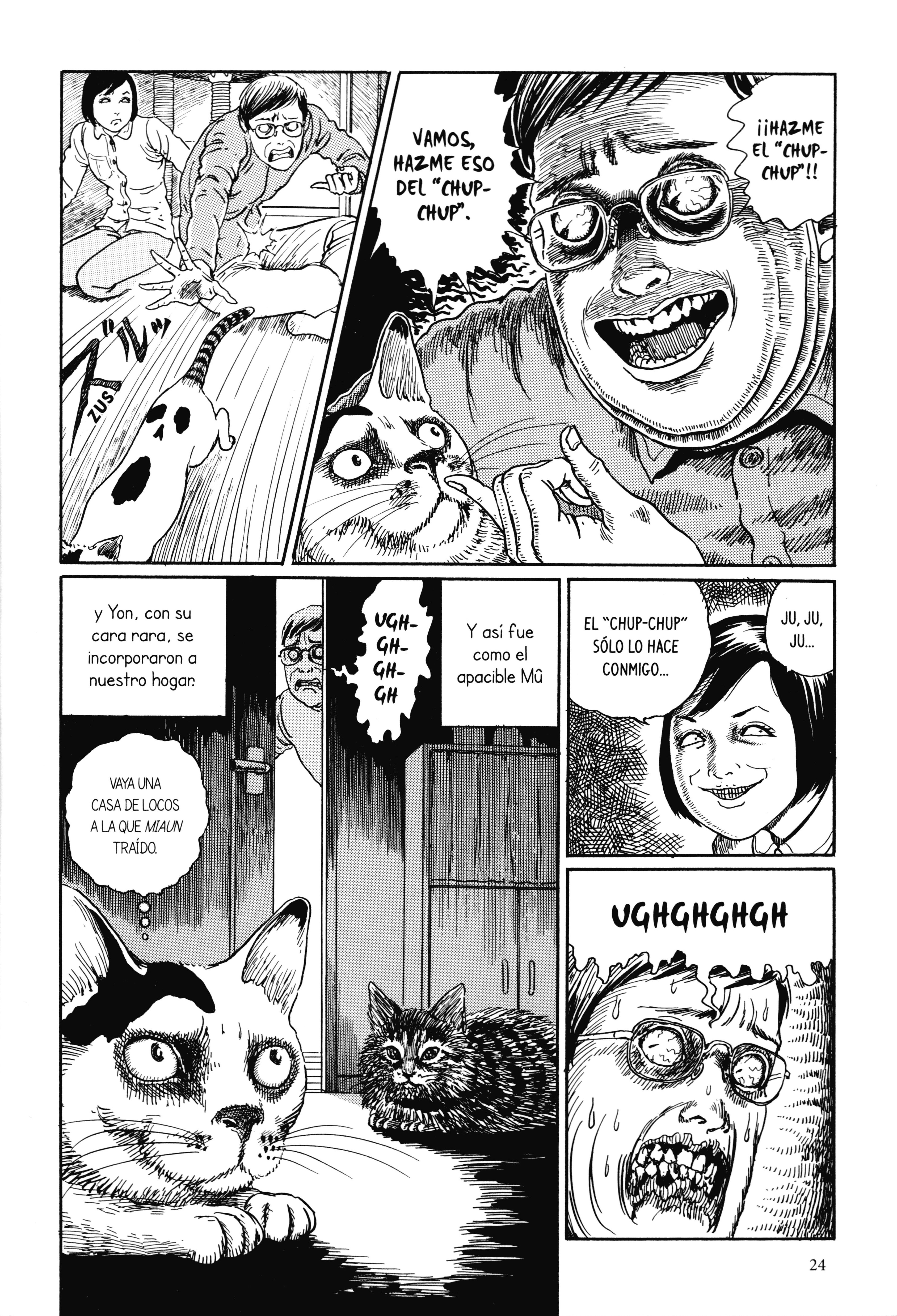 Junji Ito's Cat Diary: Yon & Mu Yon irrumpe en nuestro hogas 第10页
