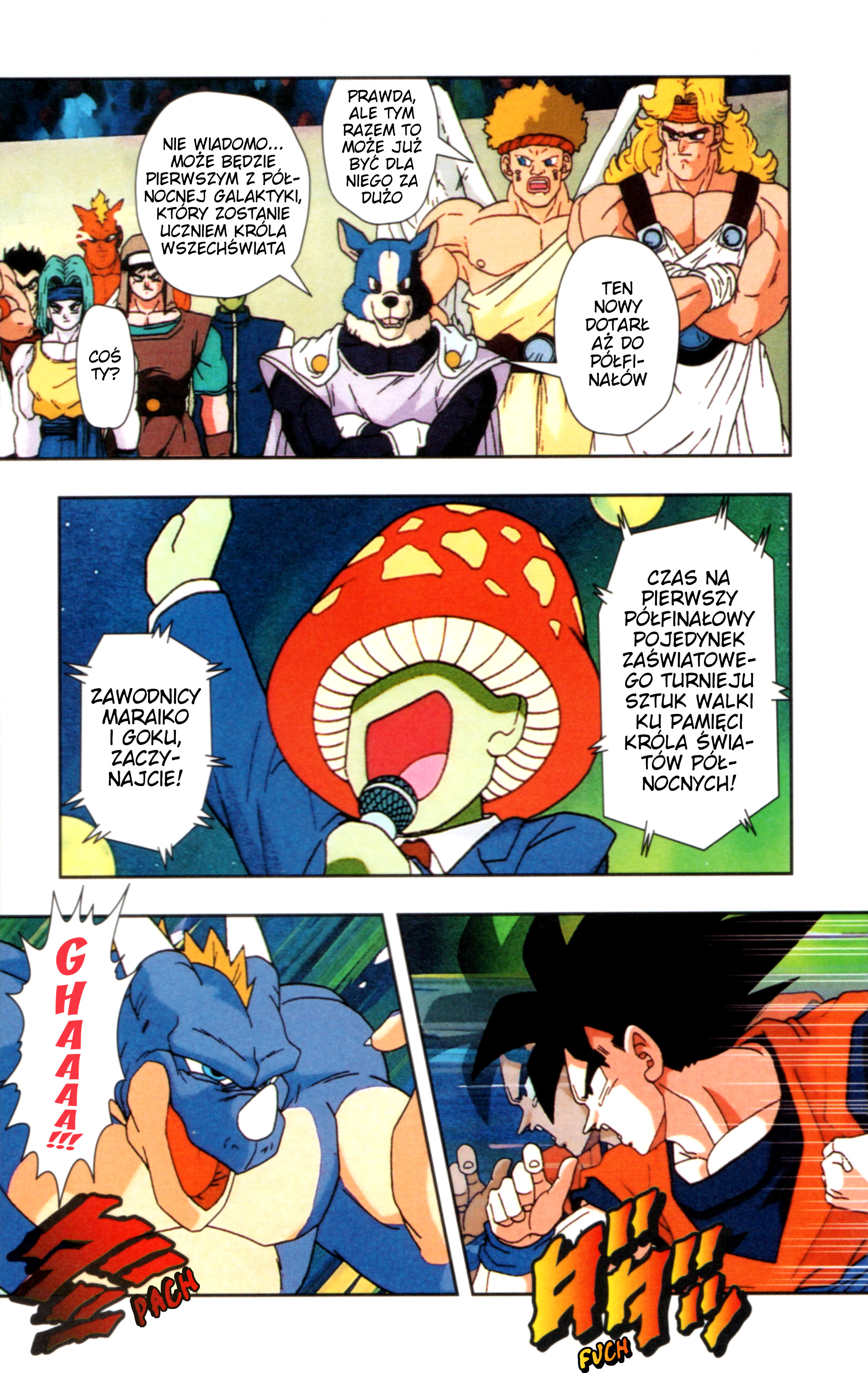 DRAGON BALL Z TV Animation Comics Pojedynek: Goku kontra Paikuhan 第4页