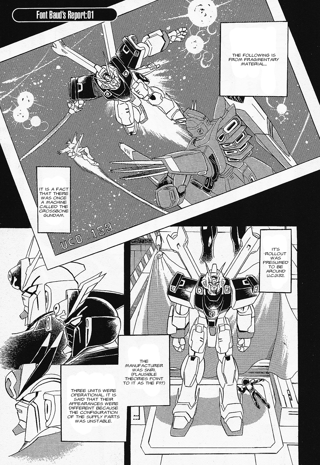Mobile Suit Crossbone Gundam - Ghost Font Baud's Report: 01 第1页