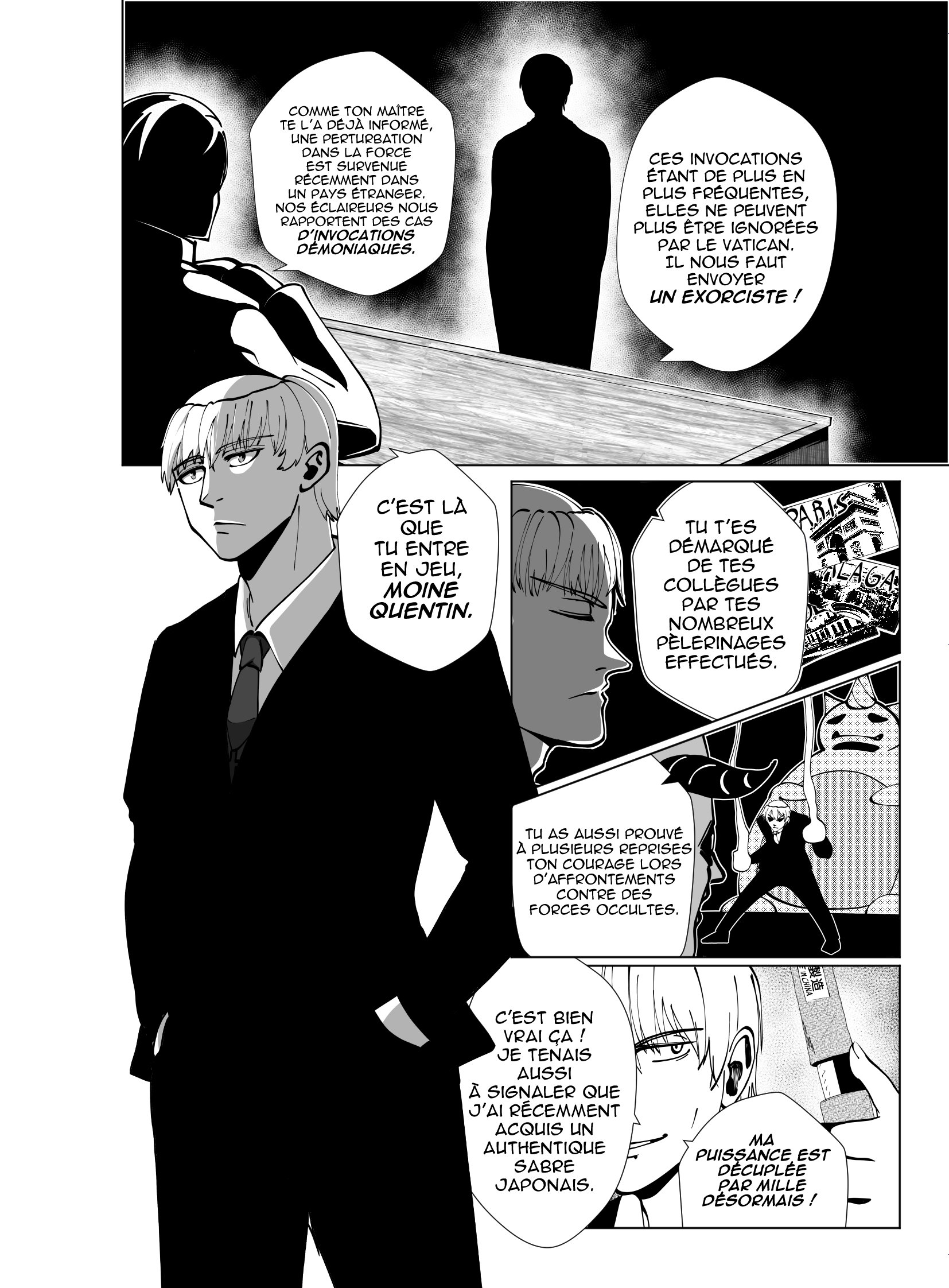 Je vais te massacrer mon cher demon lord !!! Chapitre 2 : le Moine venu du Vatican et la Star venu d'Orient (partie 1) 第3页
