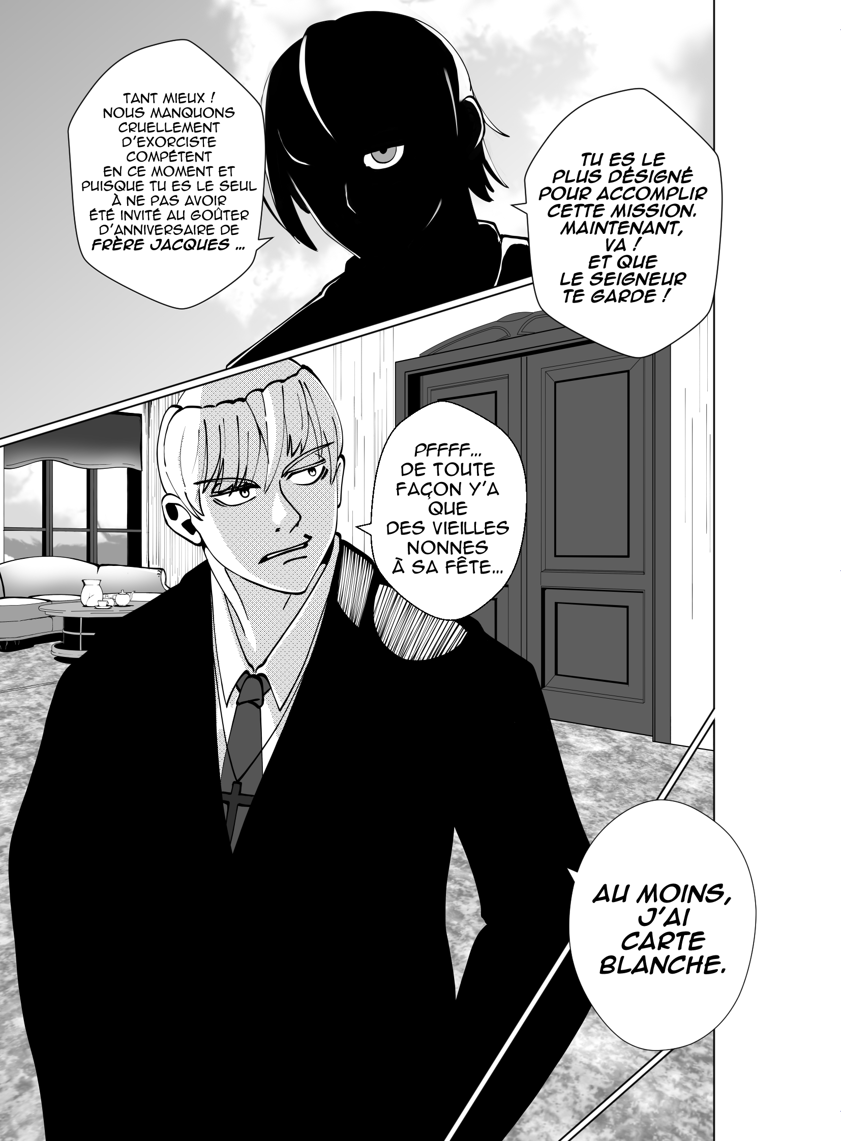 Je vais te massacrer mon cher demon lord !!! Chapitre 2 : le Moine venu du Vatican et la Star venu d'Orient (partie 1) 第4页