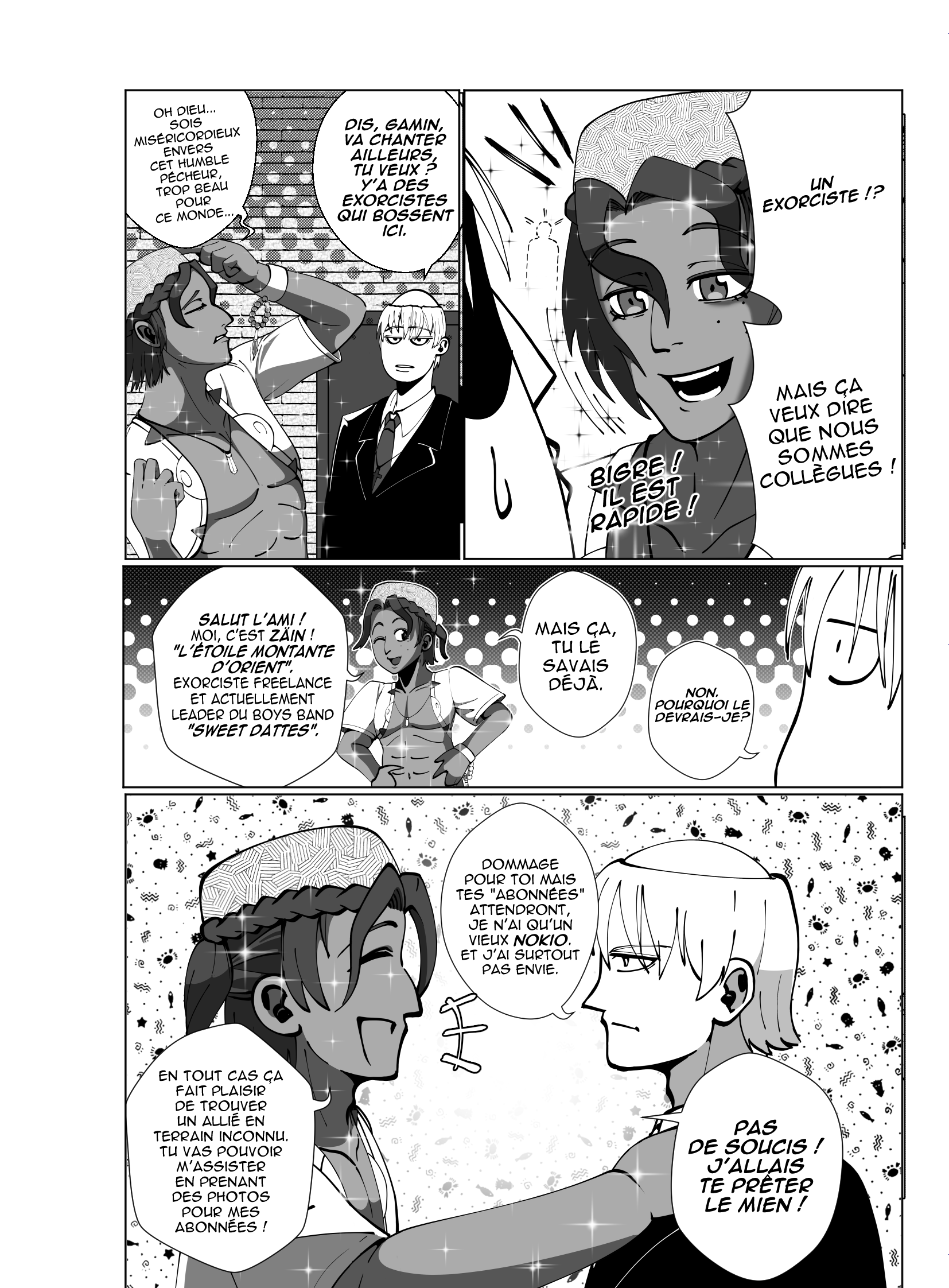 Je vais te massacrer mon cher demon lord !!! Chapitre 2 : le Moine venu du Vatican et la Star venu d'Orient (partie 1) 第9页