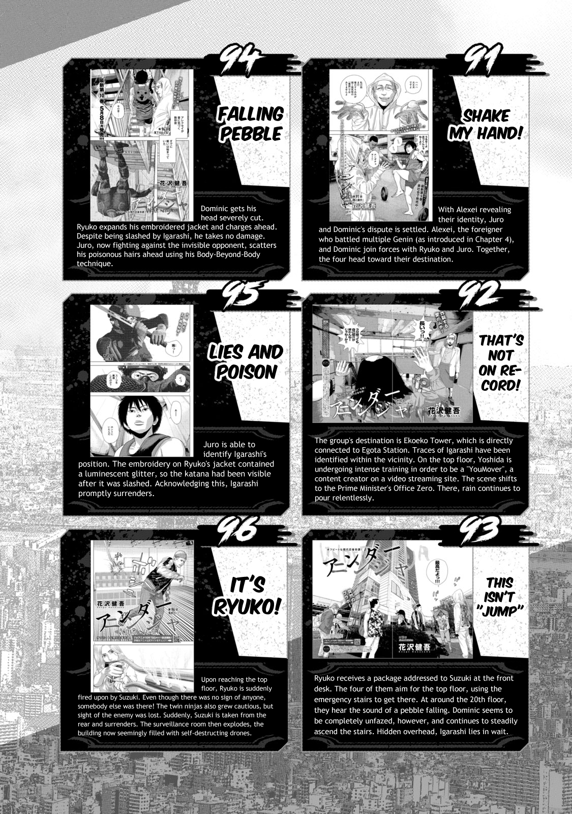 Under Ninja NIN NIN Official Manual Complete Chapter Introduction 第18页