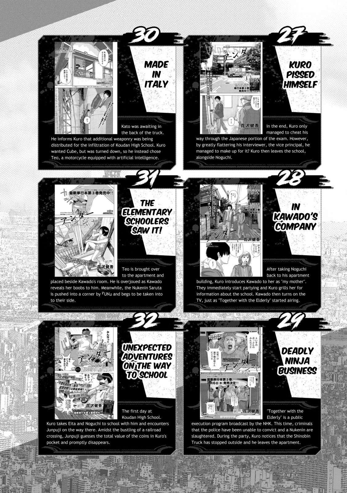 Under Ninja NIN NIN Official Manual Complete Chapter Introduction 第6页