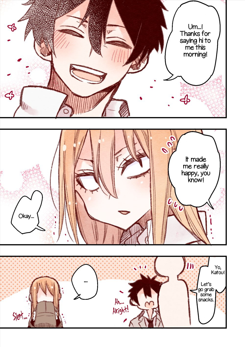 Sanpakugan-chan wa Tsutaetai. The struggle to say hello 第7页