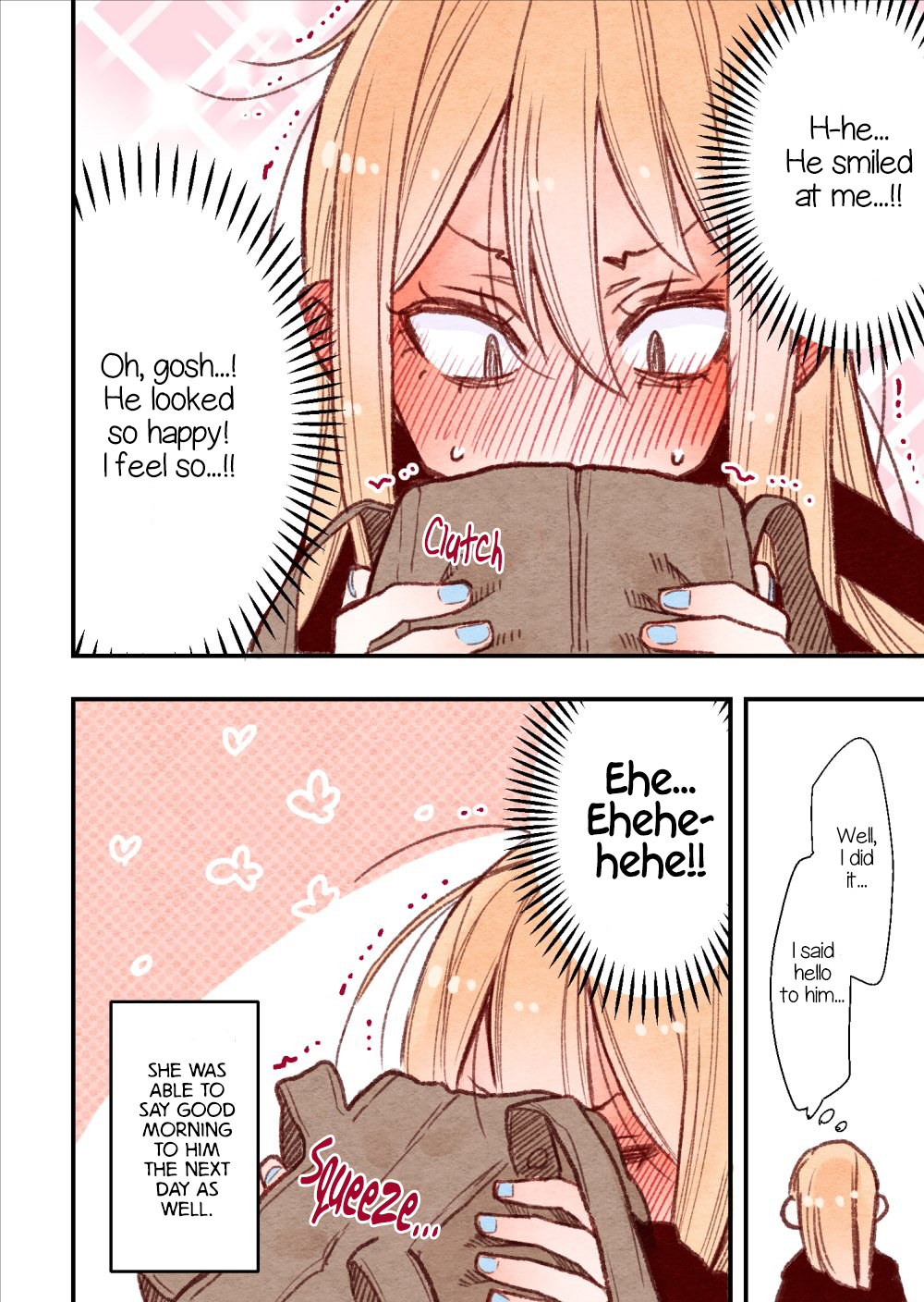 Sanpakugan-chan wa Tsutaetai. The struggle to say hello 第8页