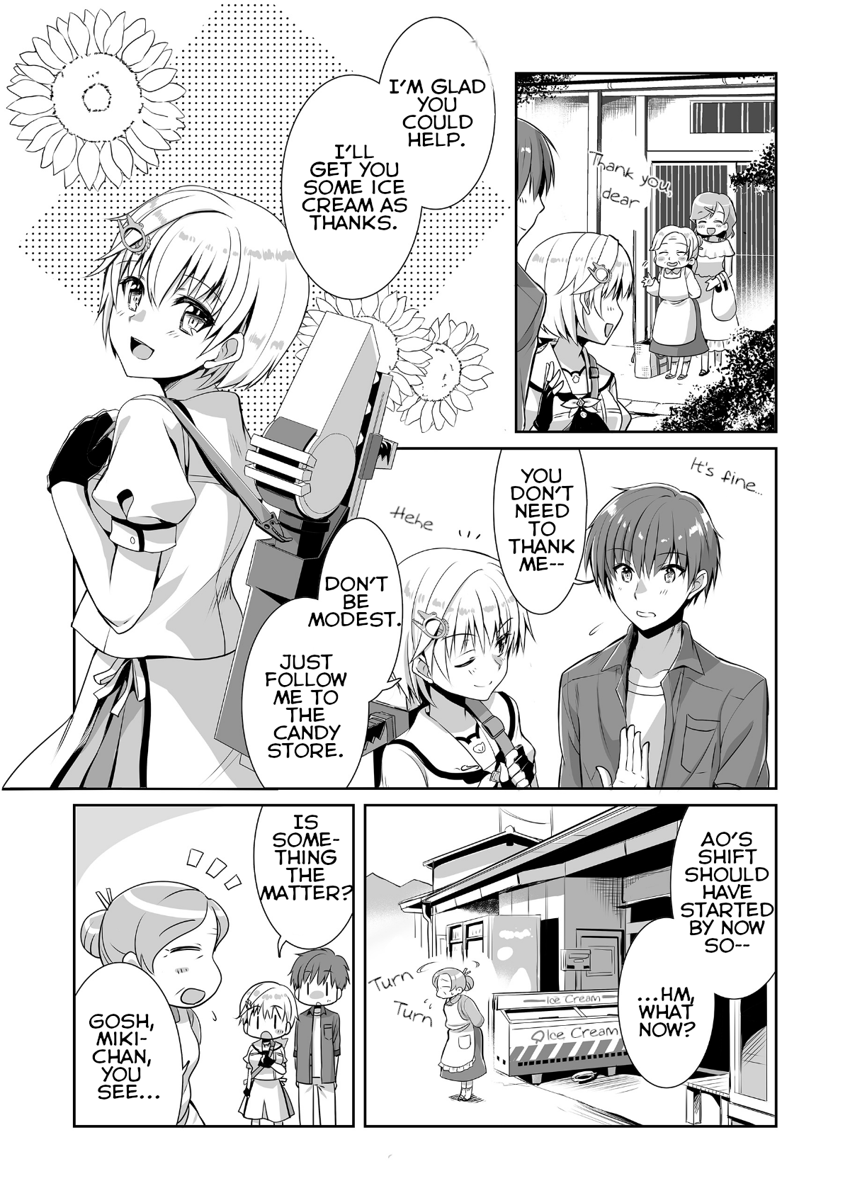 Summer Pockets Reflection Blue Support Manga Miki chapter 第3页