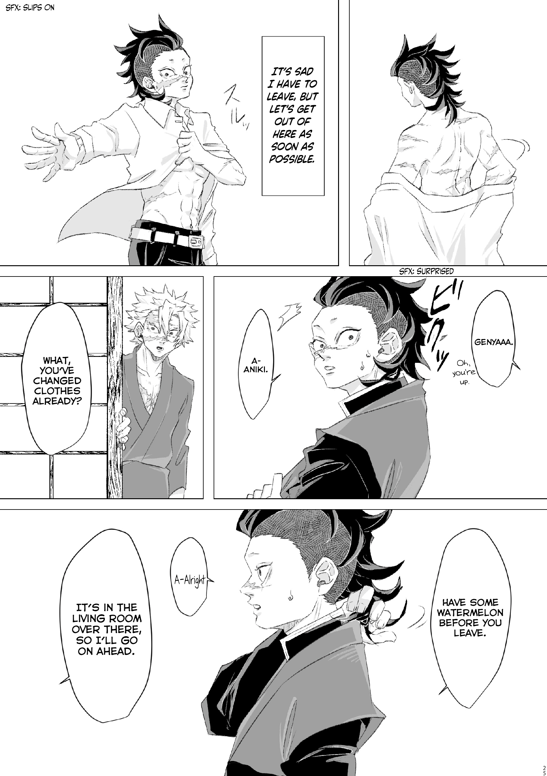 Kimetsu no Yaiba - Genya Comics (Doujinshi) (by: Kinmokusei) - Atarayo 第24页