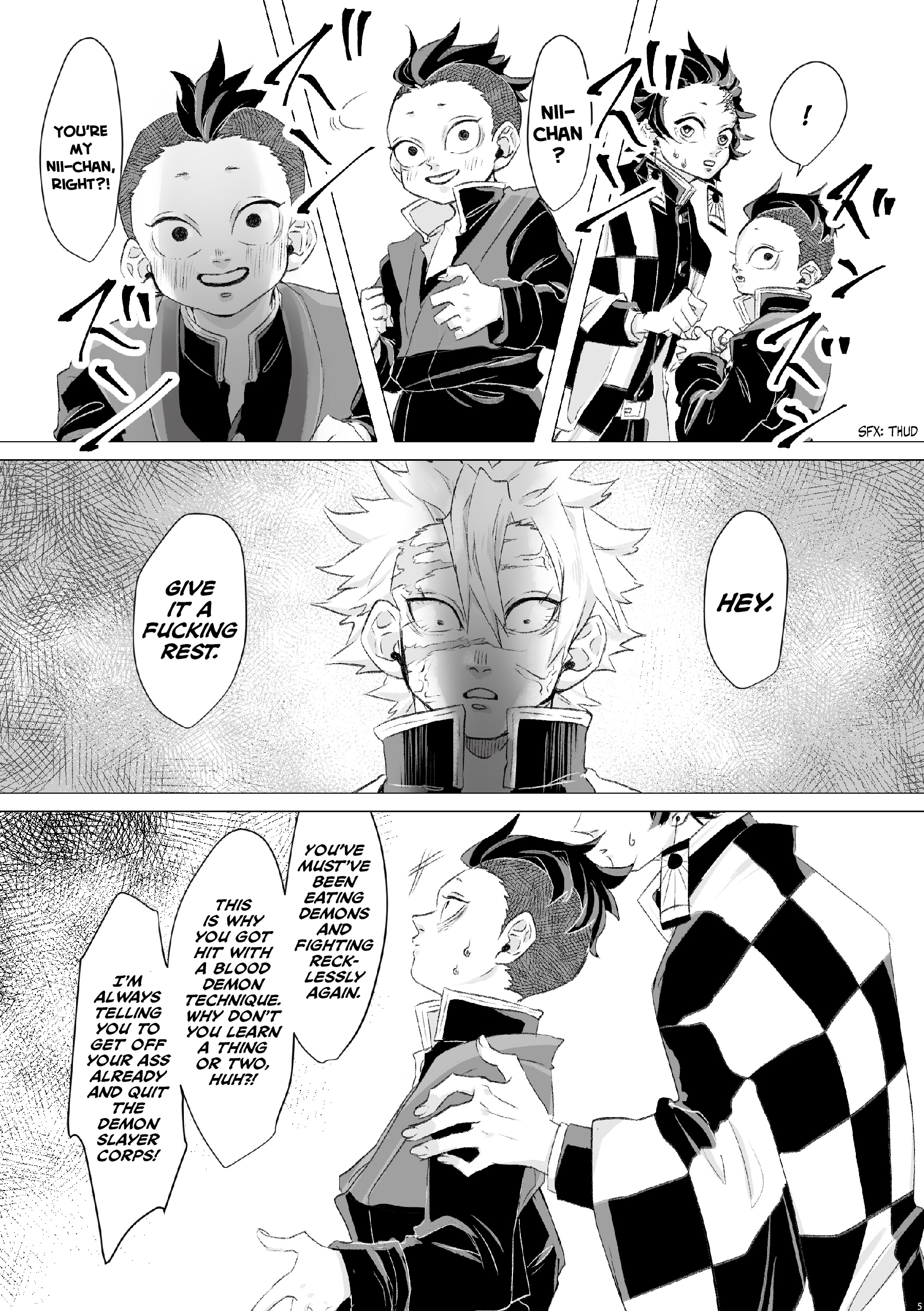 Kimetsu no Yaiba - Genya Comics (Doujinshi) (by: Kinmokusei) - Atarayo 第4页