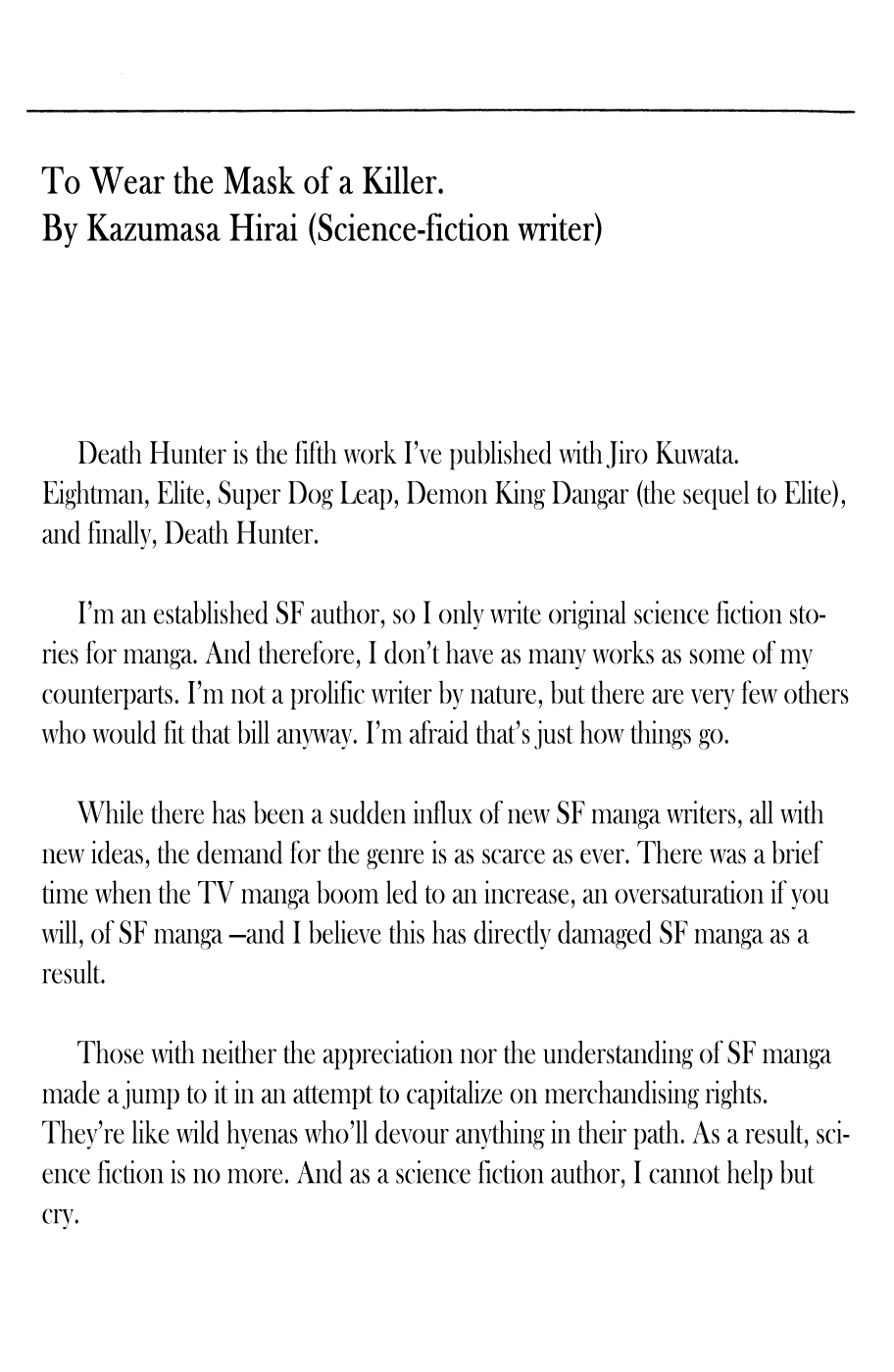 Death Hunter 第4页