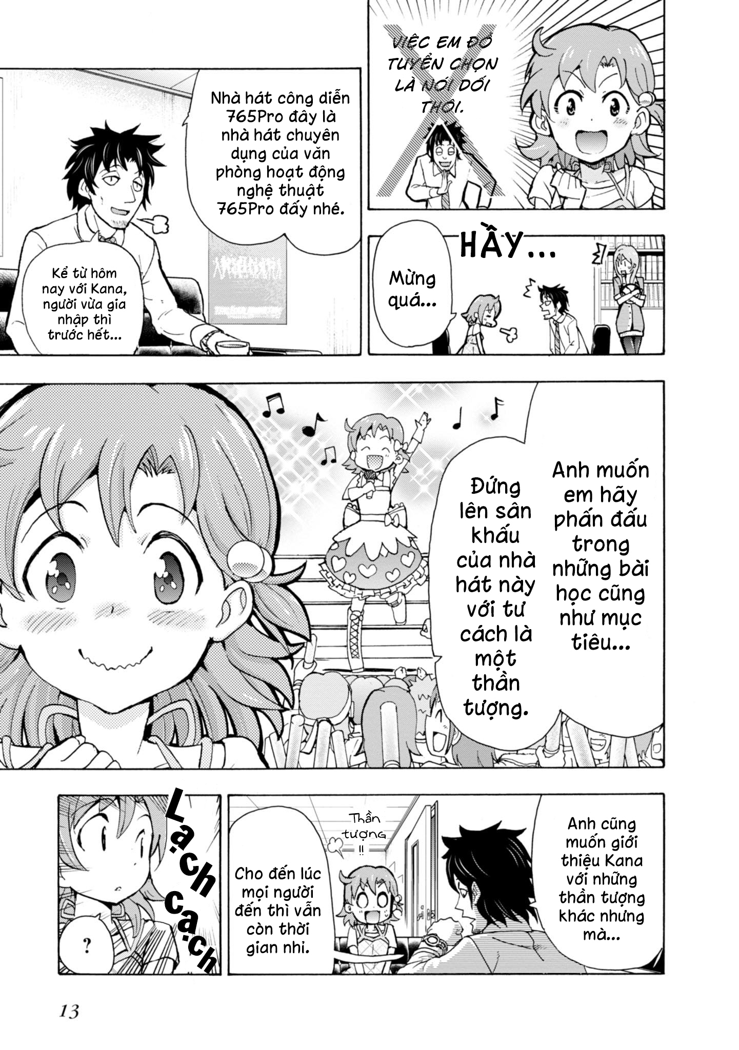 THE iDOLM@STER MILLION LIVE! Blooming Clover Chương 1: Tên mình là Yabuki Kana ♪ 第14页