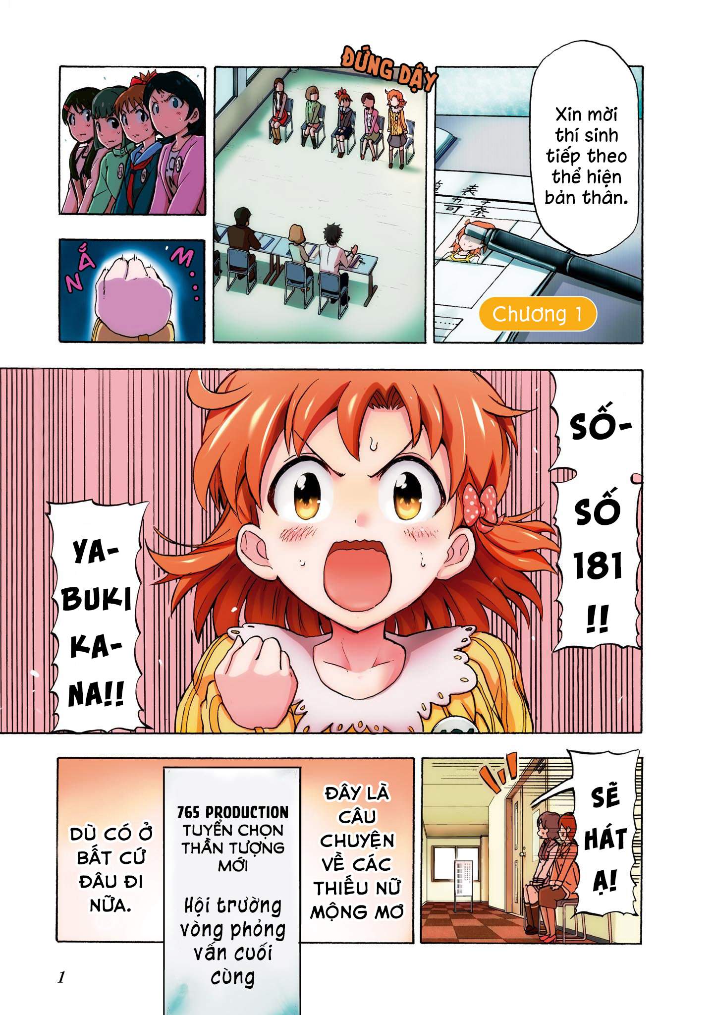 THE iDOLM@STER MILLION LIVE! Blooming Clover Chương 1: Tên mình là Yabuki Kana ♪ 第4页