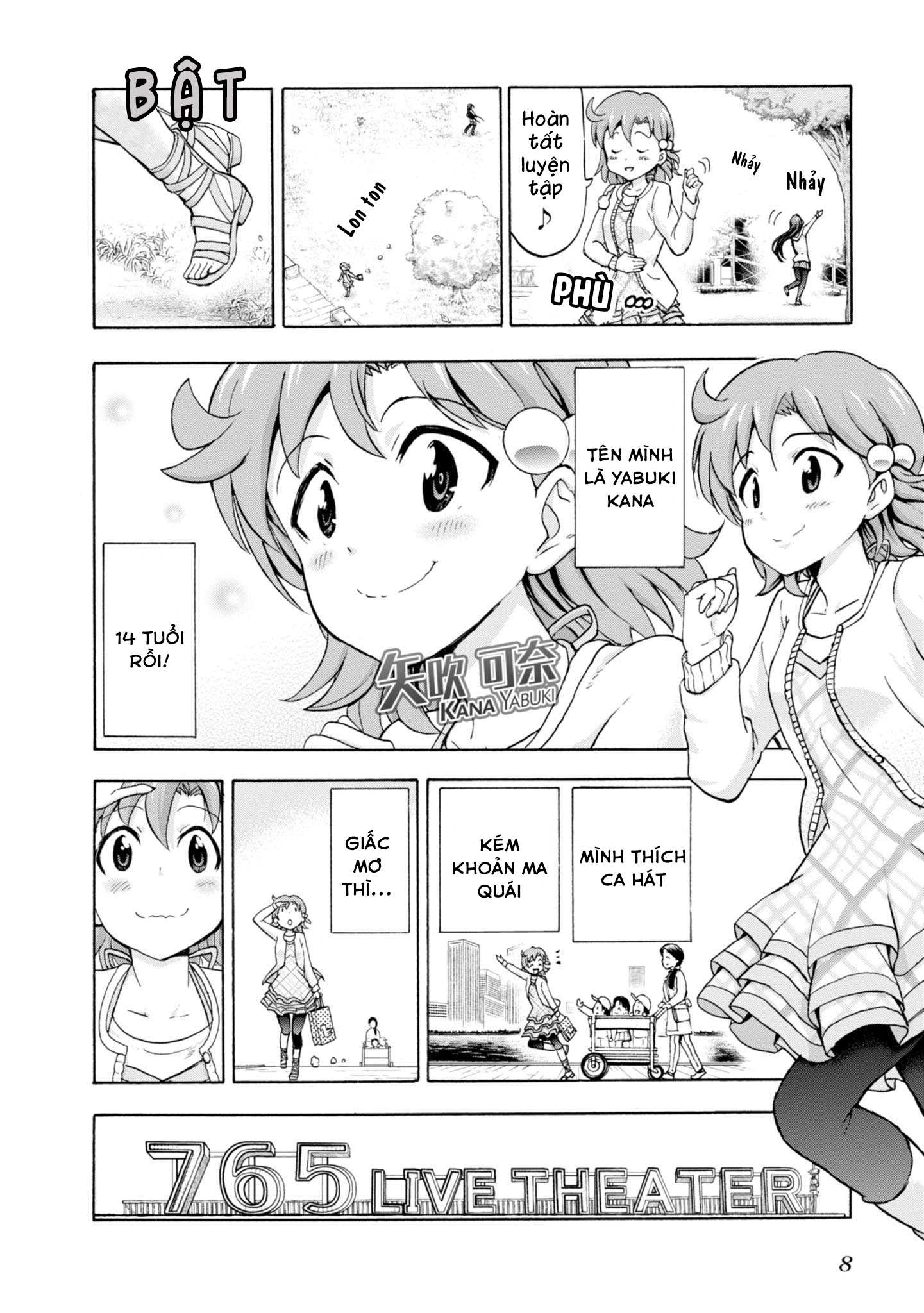 THE iDOLM@STER MILLION LIVE! Blooming Clover Chương 1: Tên mình là Yabuki Kana ♪ 第9页