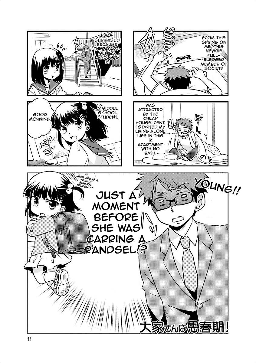 Ooya-san wa Shishunki! Vol. 1 Ch. 2 第1页
